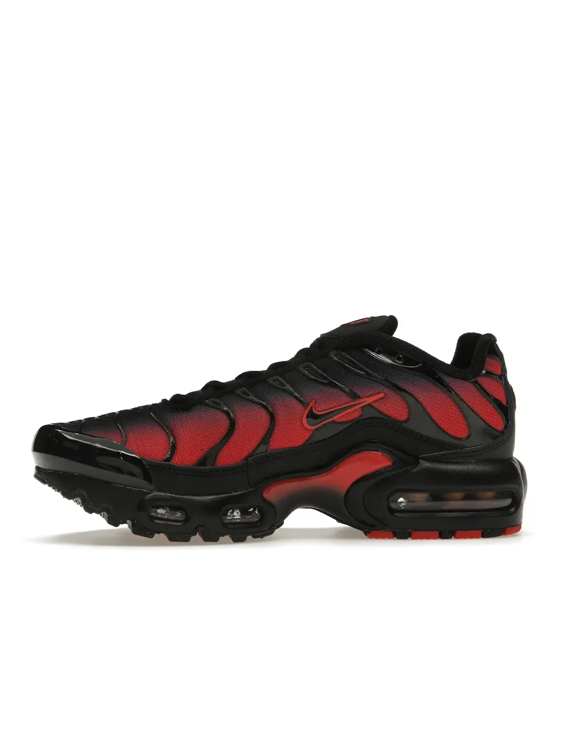 Детские кроссовки Lifestyle с амортизацией Nike Air Max Plus Nike — изображение 3 из 4, красный/черный