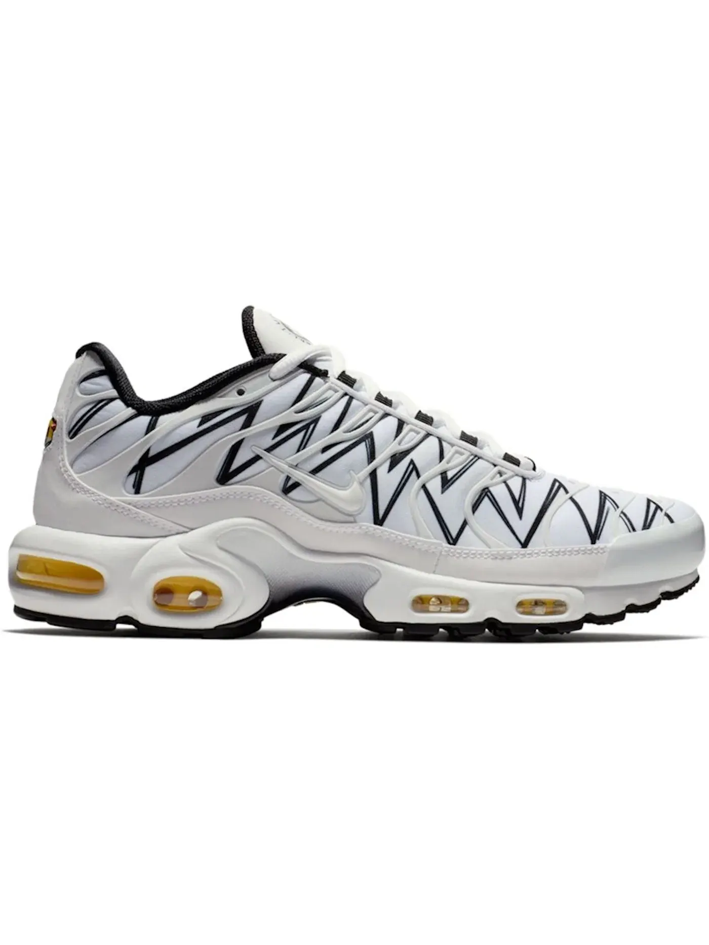 Мужские кроссовки Lifestyle Nike Air Max Plus — изображение 1 из 1, белый/белый-черный