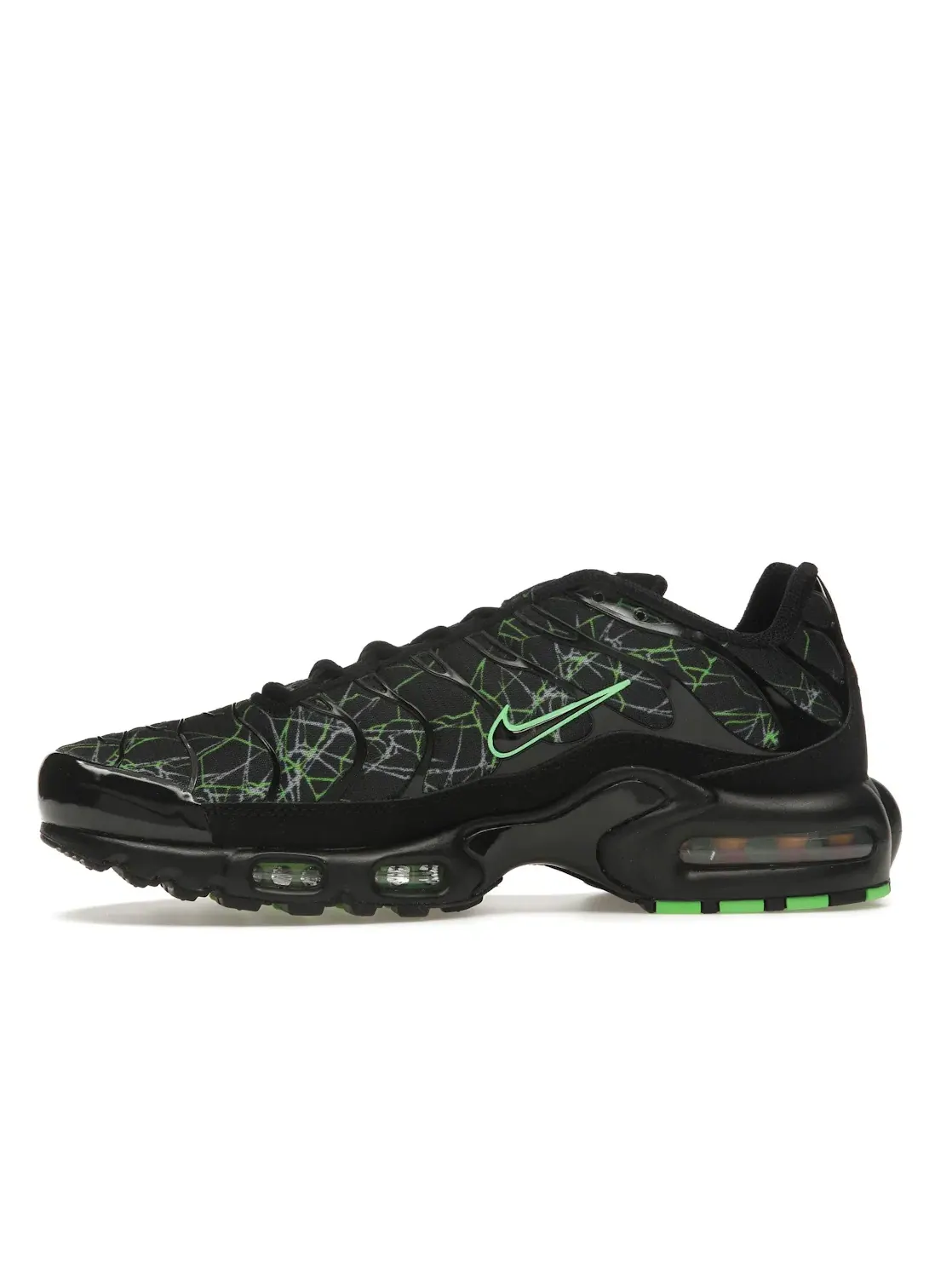 Мужские кроссовки Lifestyle Nike Air Max Plus — изображение 3 из 4, черный/зеленый