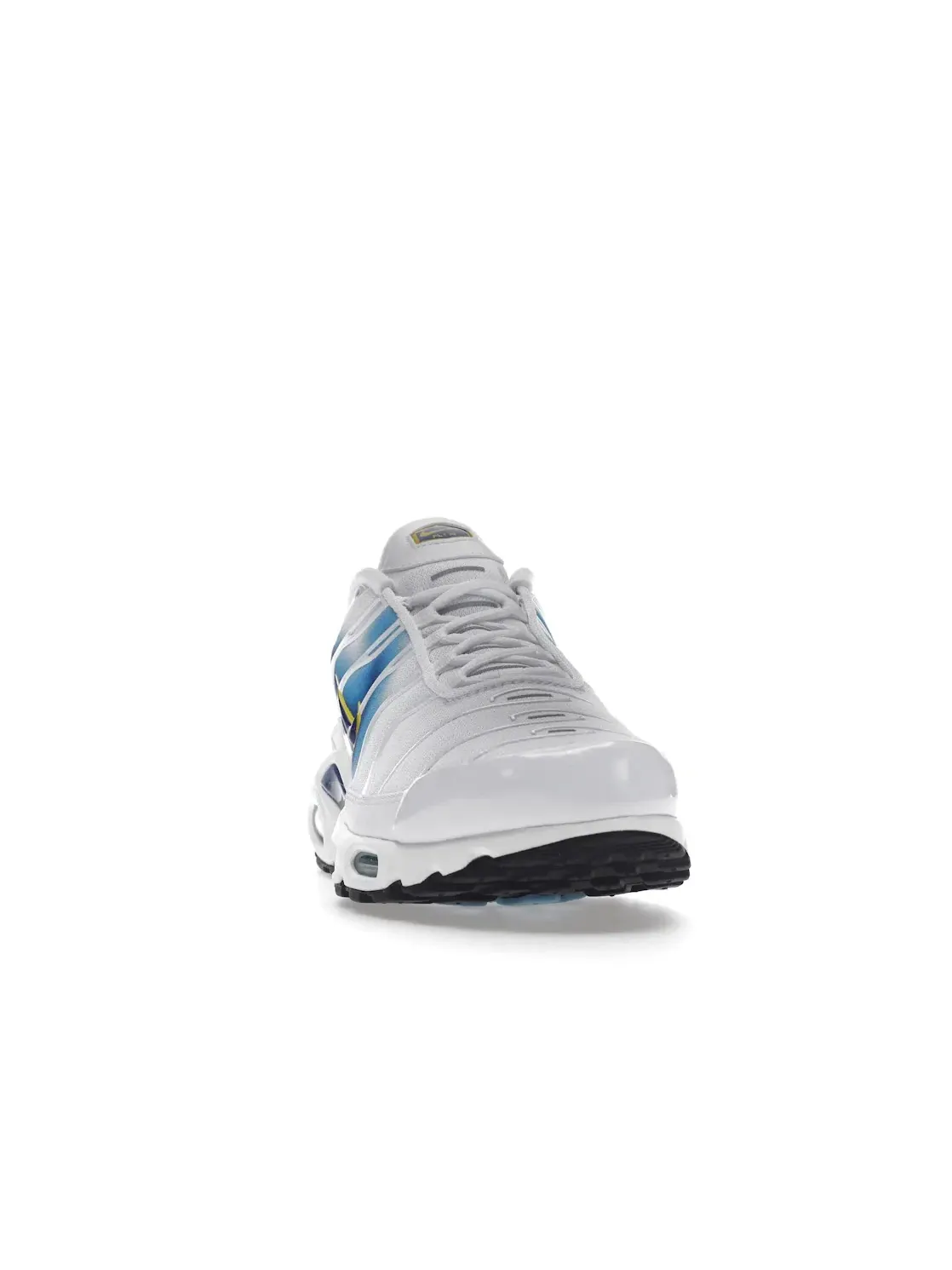 Мужские кроссовки с сетчатым верхом Nike Air Max Plus — изображение 2 из 4, белый/синий/желтый