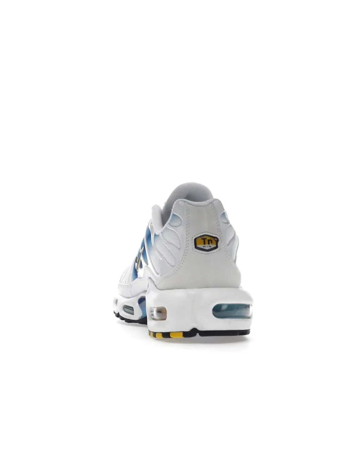 Мужские кроссовки с сетчатым верхом Nike Air Max Plus — изображение 4 из 4, белый/синий/желтый