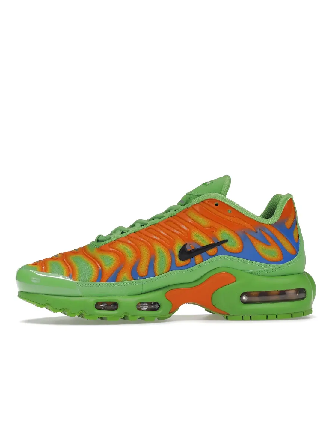 Мужские кроссовки с оригинальным дизайном Nike Air Max Plus Nike — изображение 3 из 4, зеленый черный синий
