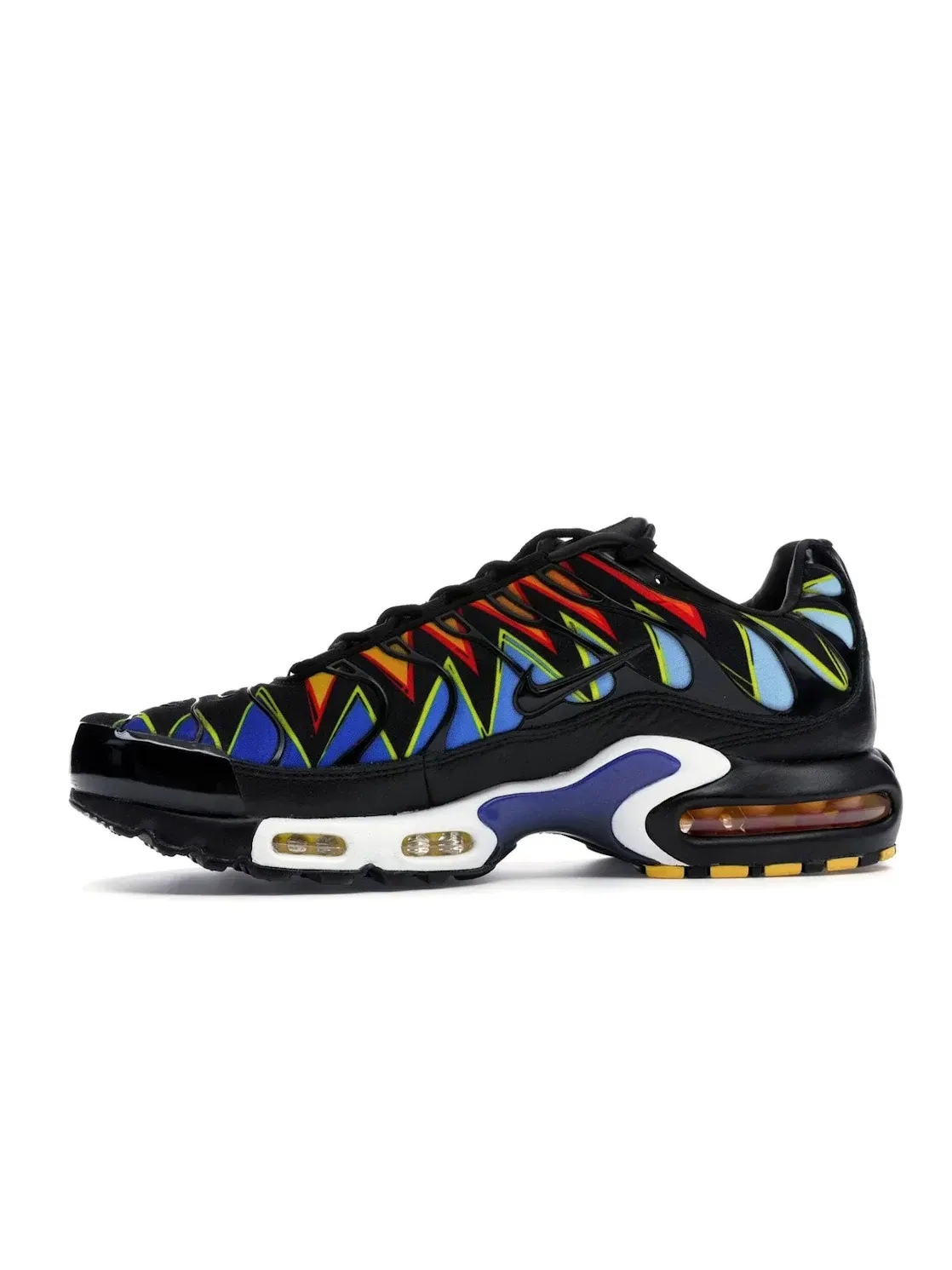Мужские кроссовки Lifestyle с принтом Nike Air Max Plus Nike — изображение 3 из 4, синий/черный-оранжевый