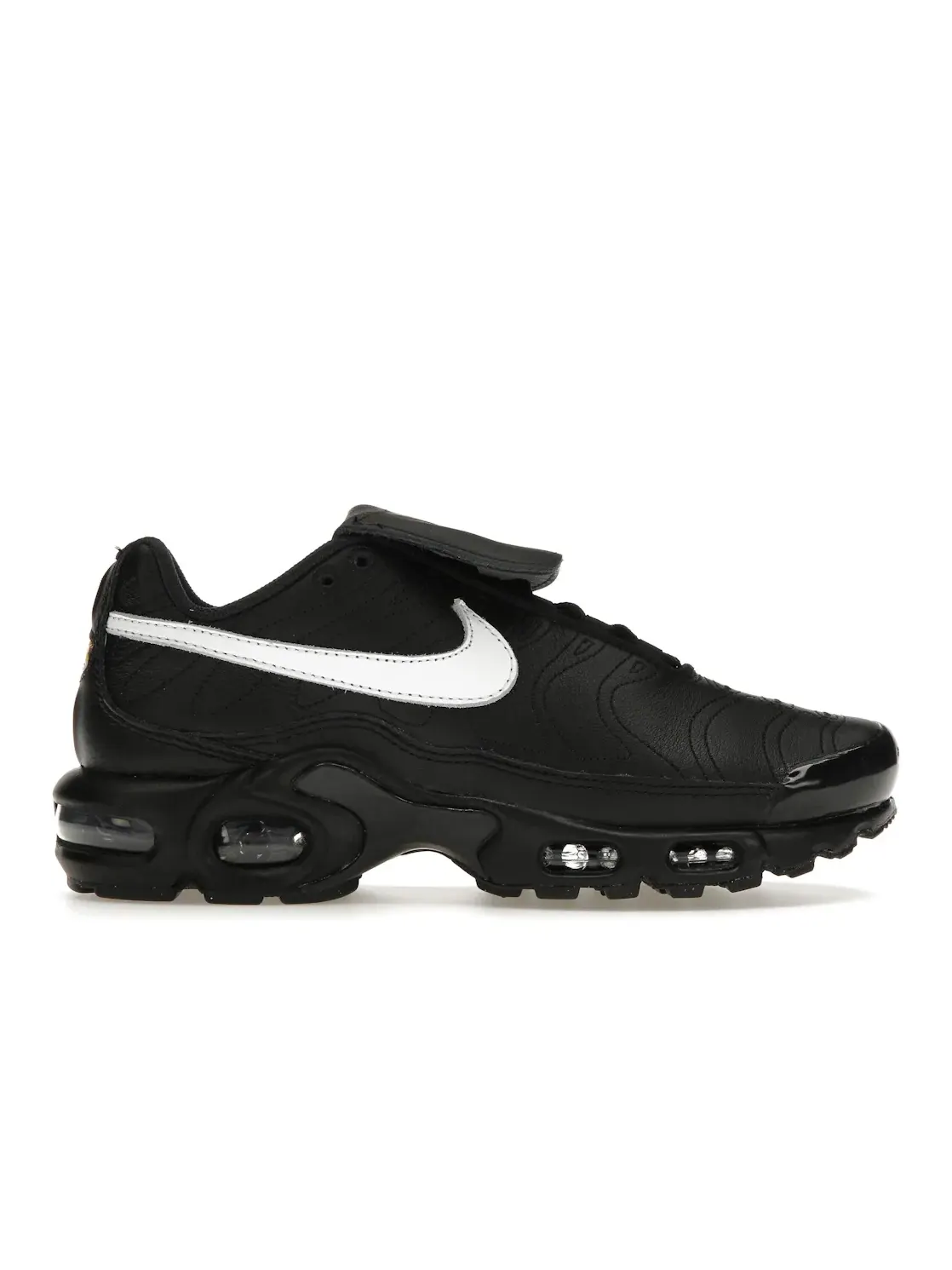Женские кроссовки с амортизацией Nike Air Max Plus Tiempo Nike — изображение 1 из 4, черный/белый
