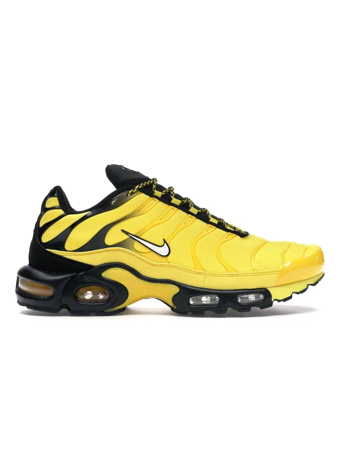 Мужские кроссовки с технологией Tuned Air Nike Air Max Plus — изображение 1 из 4, желтый/белый-черный