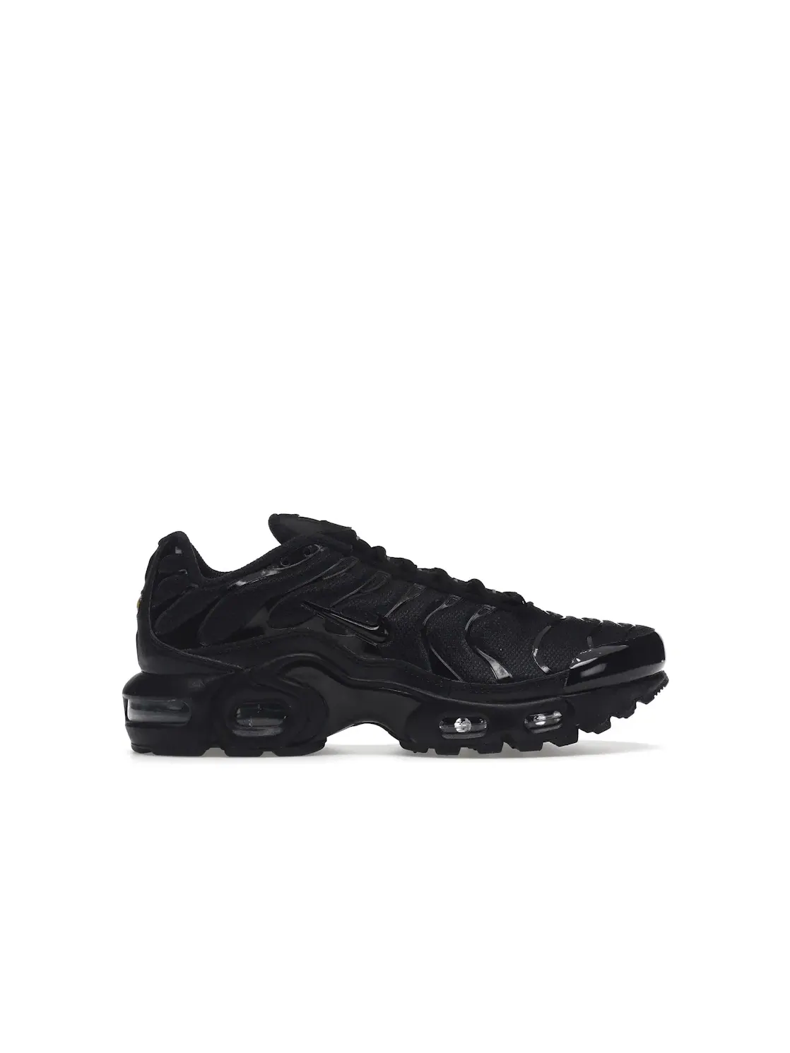 Детские кроссовки Lifestyle с сетчатым верхом Nike Air Max Plus — изображение 1 из 4, черный/черный-черный