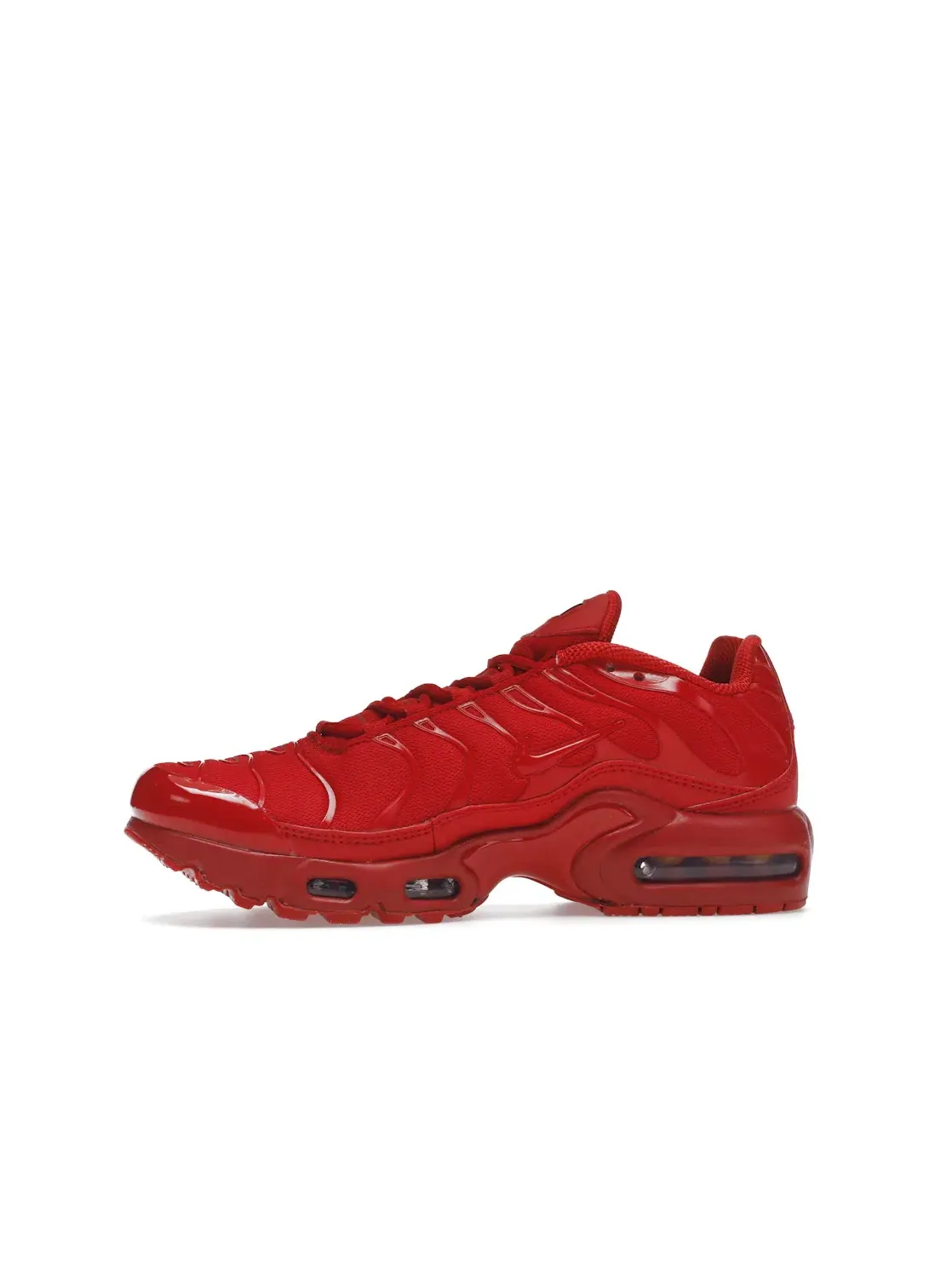Детские кроссовки с верхом из сетки Nike Air Max Plus — изображение 3 из 4, красный/красный