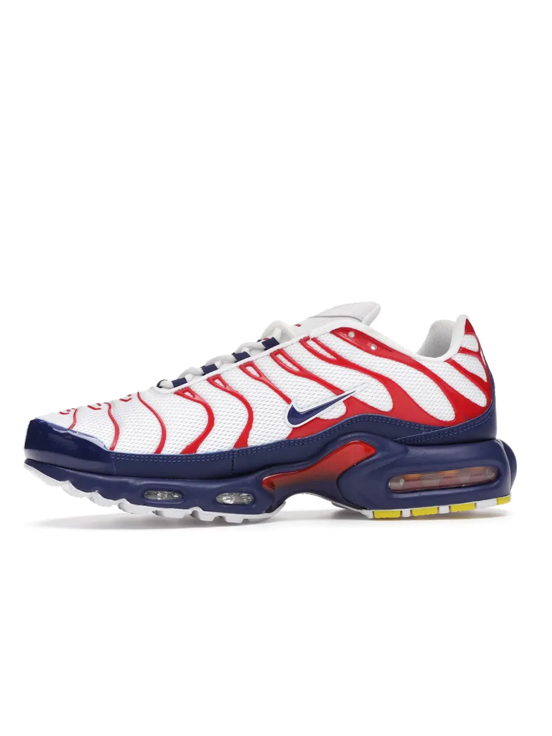 Мужские кроссовки с дизайном USA White Red Nike Air Max Plus — изображение 3 из 4, белый/глубокий/красный