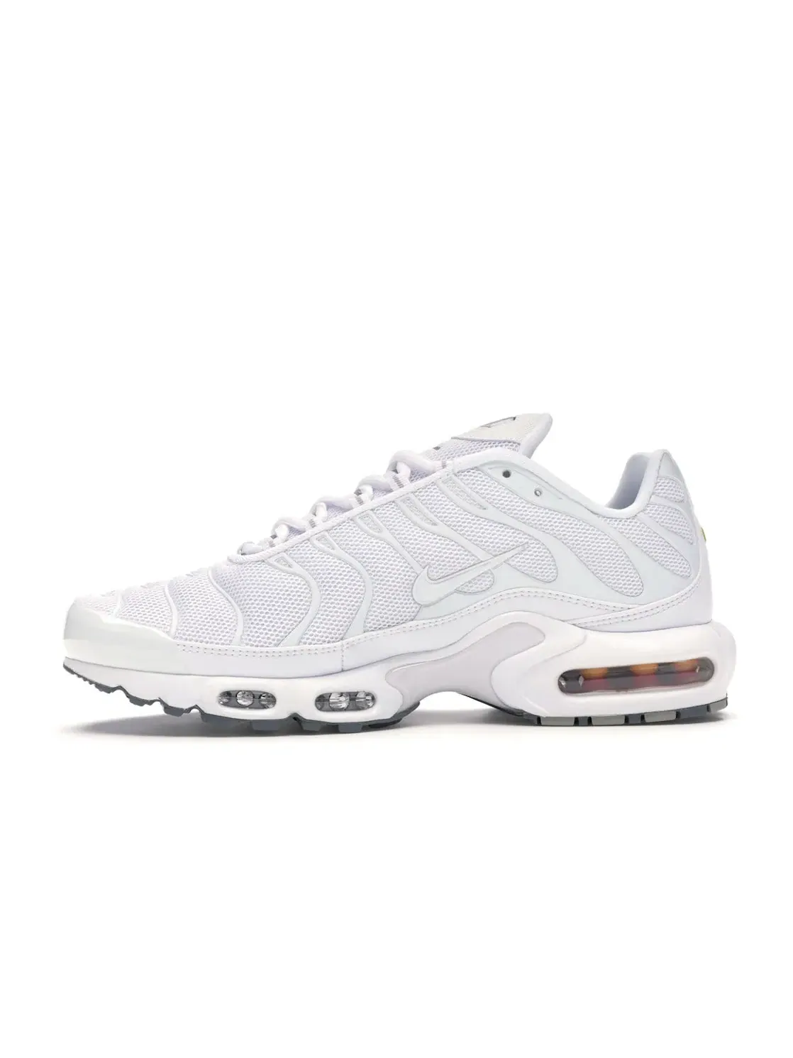 Мужские кроссовки с амортизацией Nike Air Max Plus — изображение 3 из 4, белый/белый-черный-серый