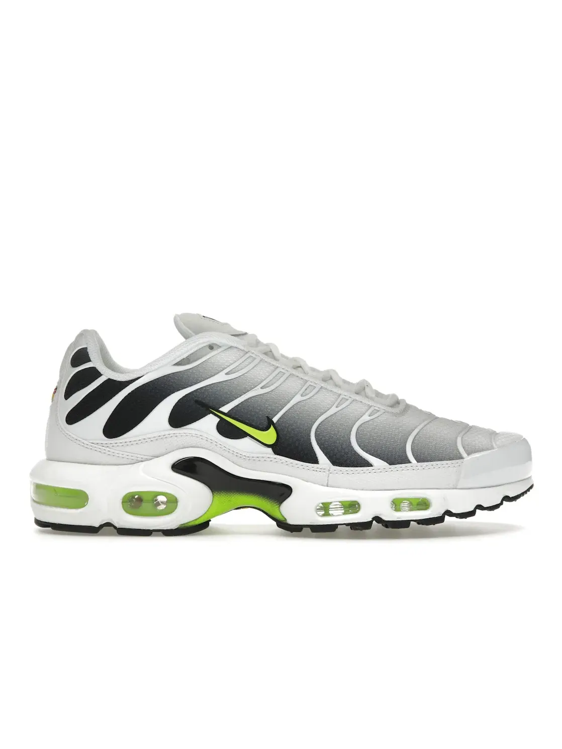 Мужские кроссовки с амортизацией Nike Air Max Plus — изображение 1 из 4, белый/черный