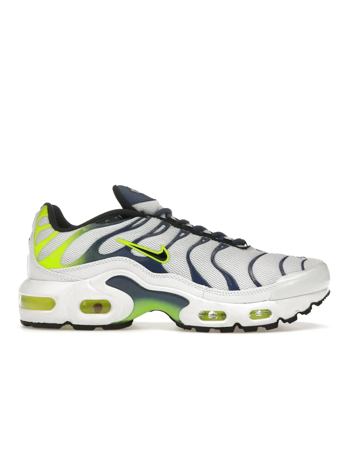 Детские кроссовки Lifestyle Nike Air Max Plus — изображение 1 из 4, белый/черный/зеленый