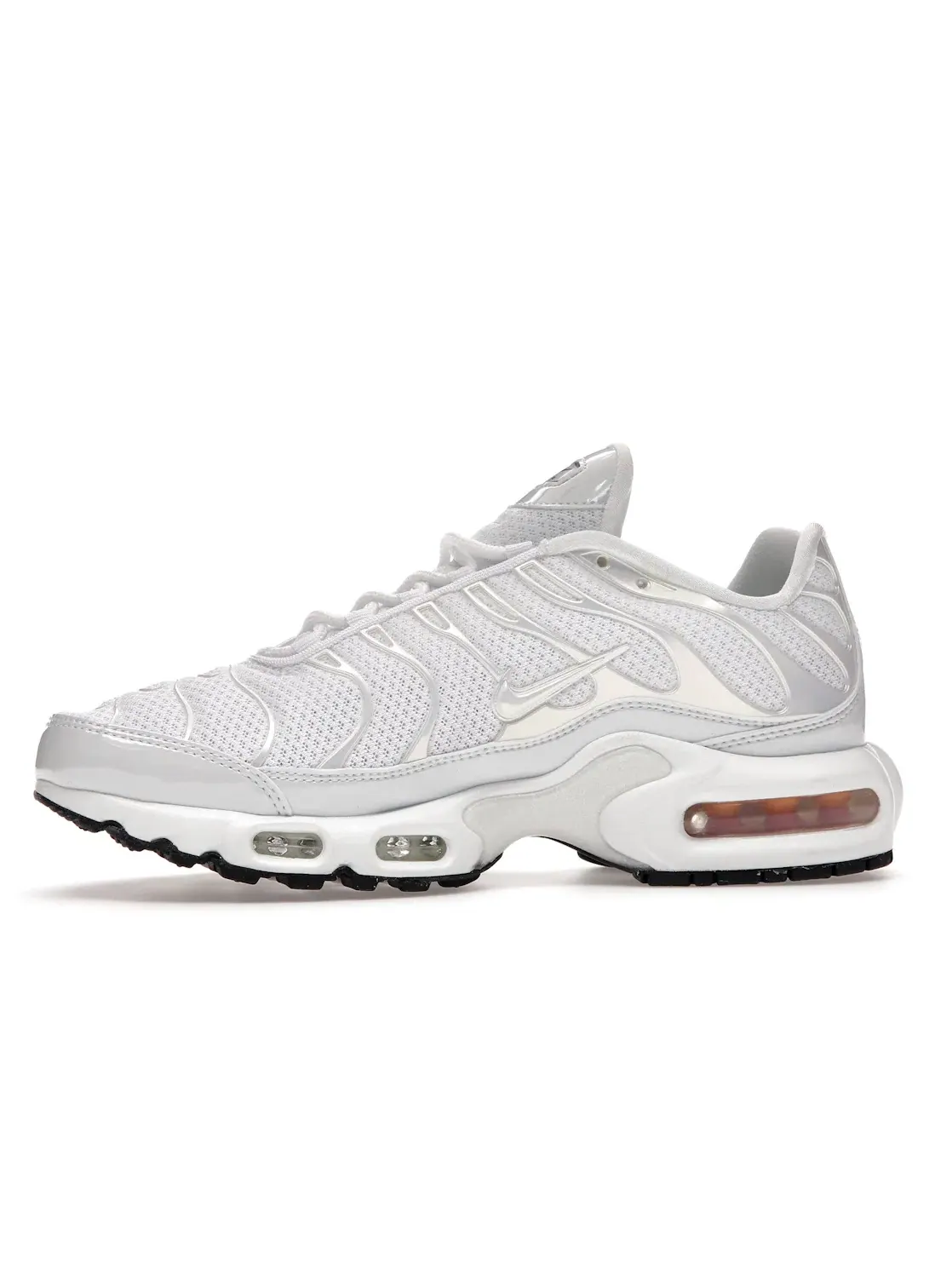 Женские кроссовки с сетчатым верхом Nike Air Max Plus — изображение 3 из 4, белый/белый-черный-белый