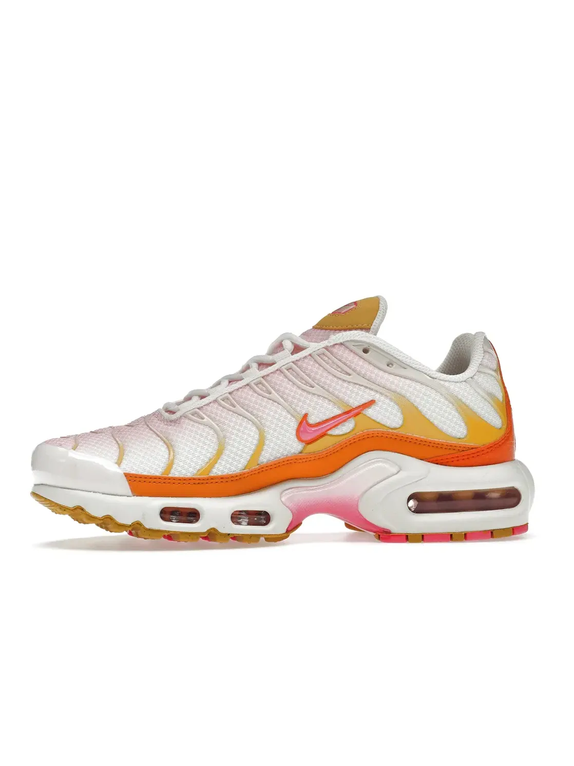 Женские кроссовки с сетчатым верхом Nike Air Max Plus — изображение 3 из 4, белый/оранжевый/розовый