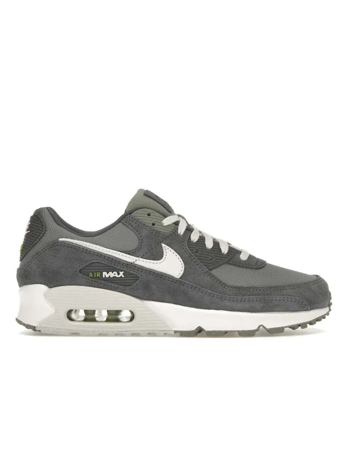 Мужские кроссовки с амортизацией Nike Air Max 90 Premium Nike — изображение 1 из 4, серый/темный
