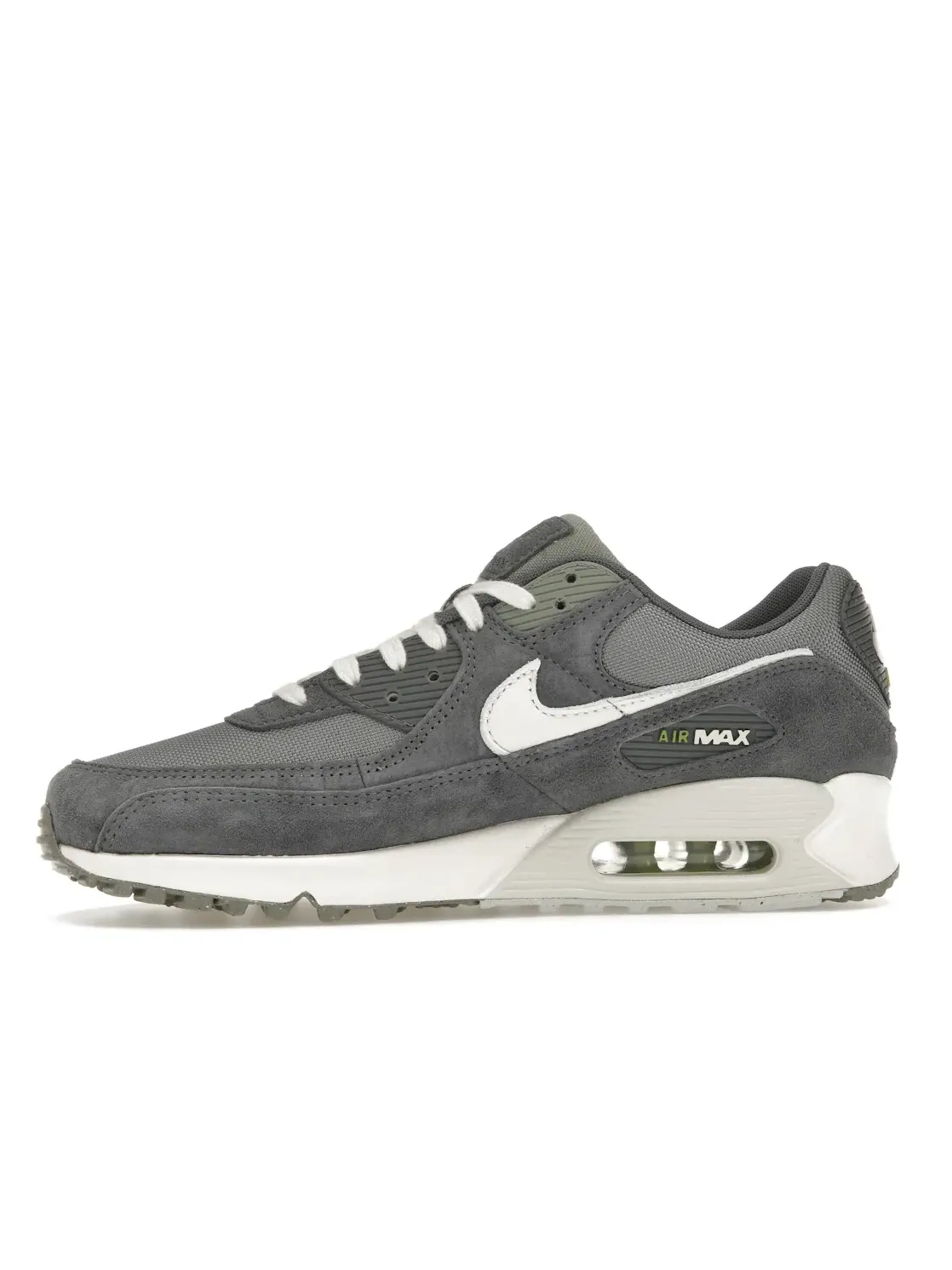 Мужские кроссовки с амортизацией Nike Air Max 90 Premium Nike — изображение 3 из 4, серый/темный