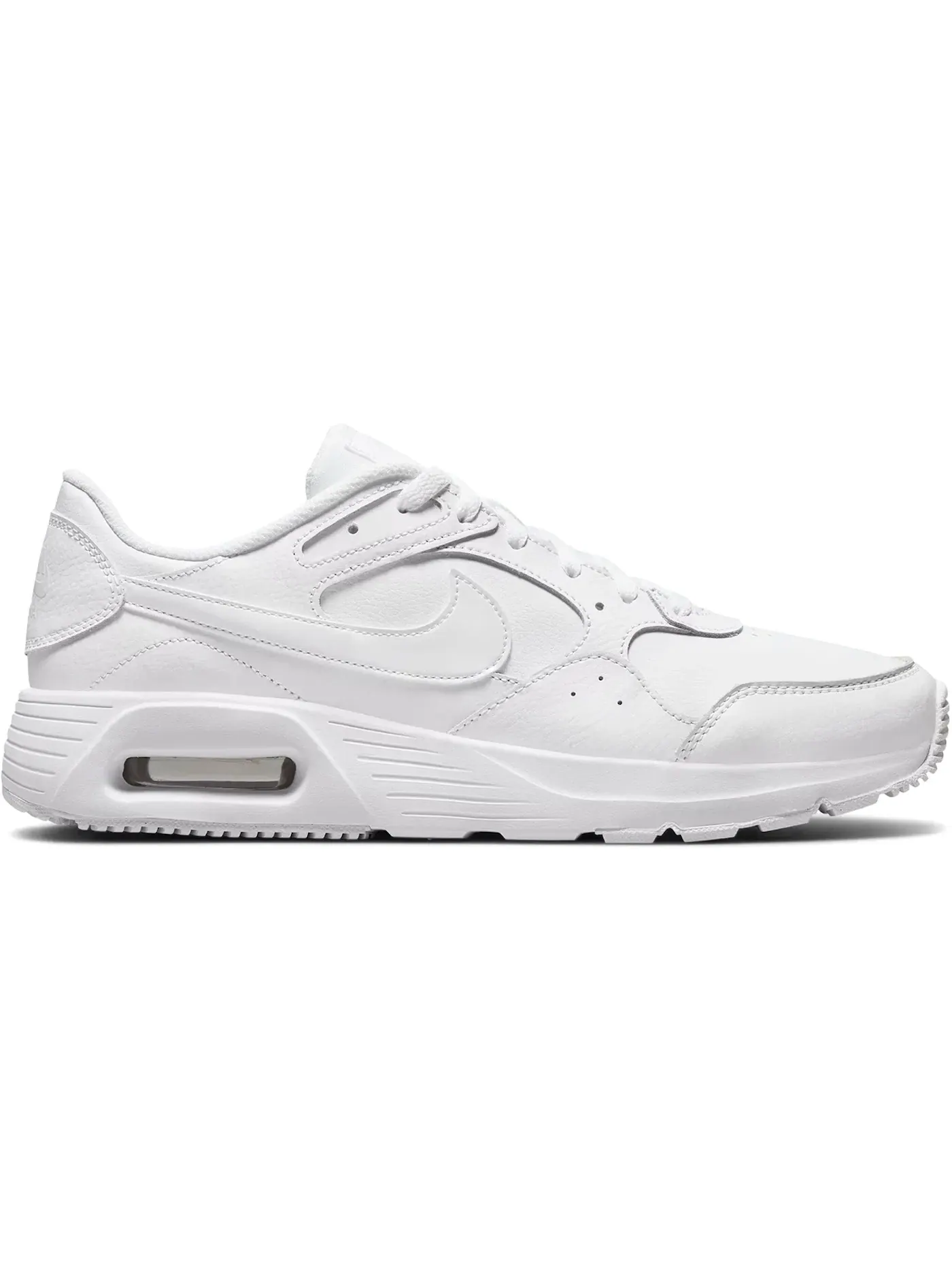 Мужские кроссовки кожаные Nike Air Max SC Leather — изображение 1 из 1, белый/белый/белый