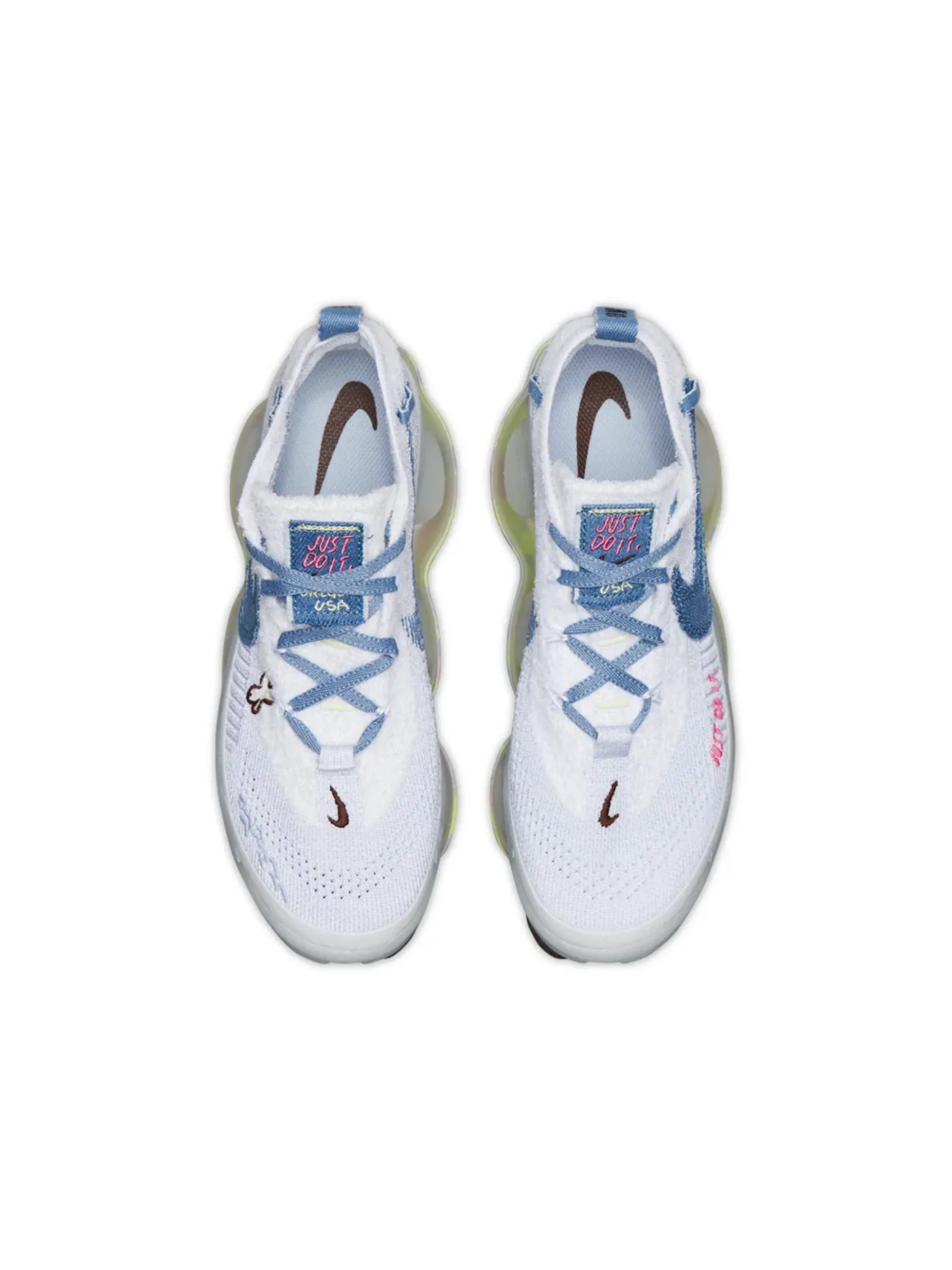 Женские кроссовки Lifestyle Nike Air Max Scorpion FK — изображение 4 из 4, белый/синий