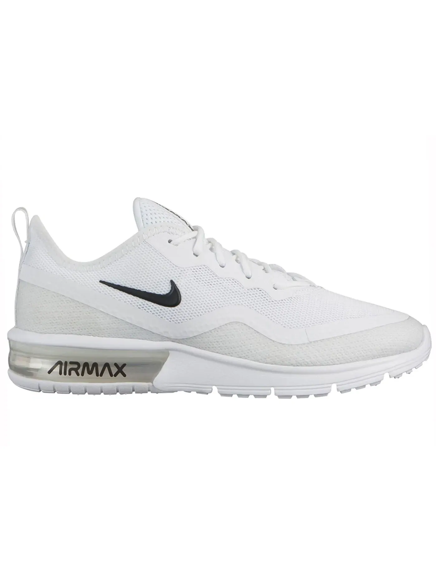 Женские кроссовки с амортизацией Nike Air Max Sequent 4.5 Nike — изображение 1 из 1, белый/черный
