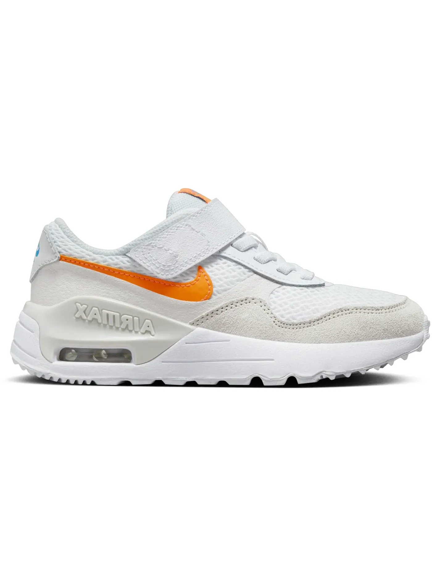 Детские кроссовки с длинным шнурком Nike Air Max SYSTM Nike — изображение 1 из 1, белый оранжевый