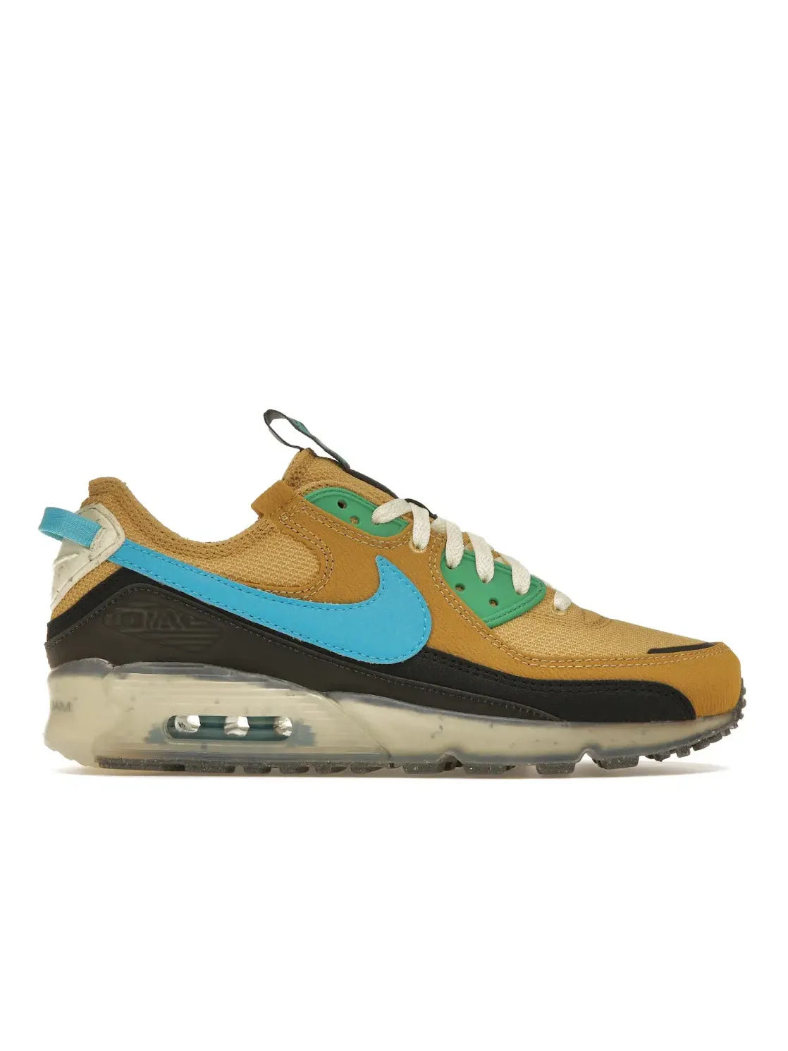 Мужские кроссовки с переработанных материалов Nike Air Max Terrascape 90 Nike — изображение 1 из 4, золотистый/зеленый