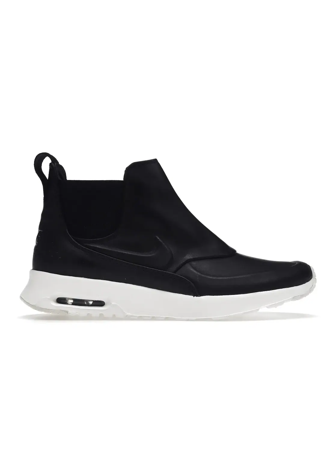 Женские кроссовки-ботинки без шнуровки Nike Air Max Thea Mid — изображение 1 из 4, черный/черный