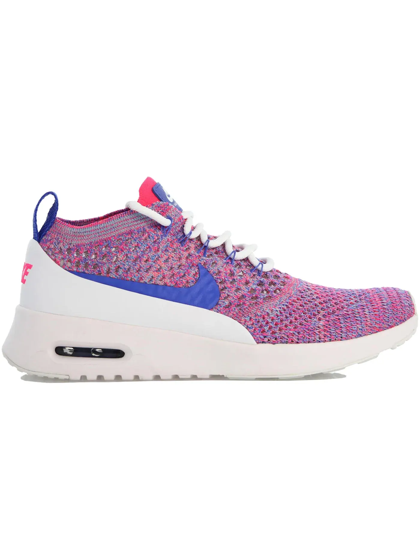 Женские кроссовки с текстильным верхом Nike Air Max Thea Ultra Flyknit Nike — изображение 1 из 1, белый/синий/розовый