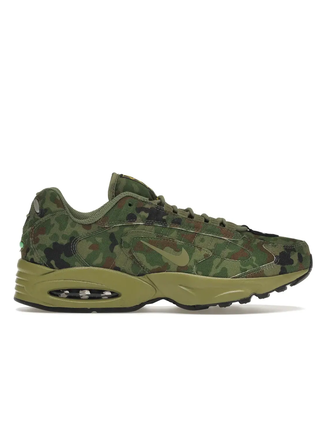 Мужские кроссовки с камуфляжным принтом Nike Air Max Triax 96 — изображение 1 из 4, зеленый-светлый-черный
