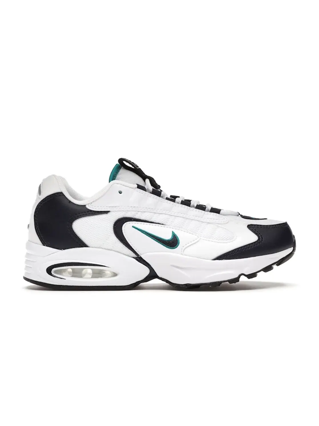 Мужские повседневные кроссовки с амортизацией Nike Air Max Triax 96 — изображение 1 из 4, белый/глубокий-черный