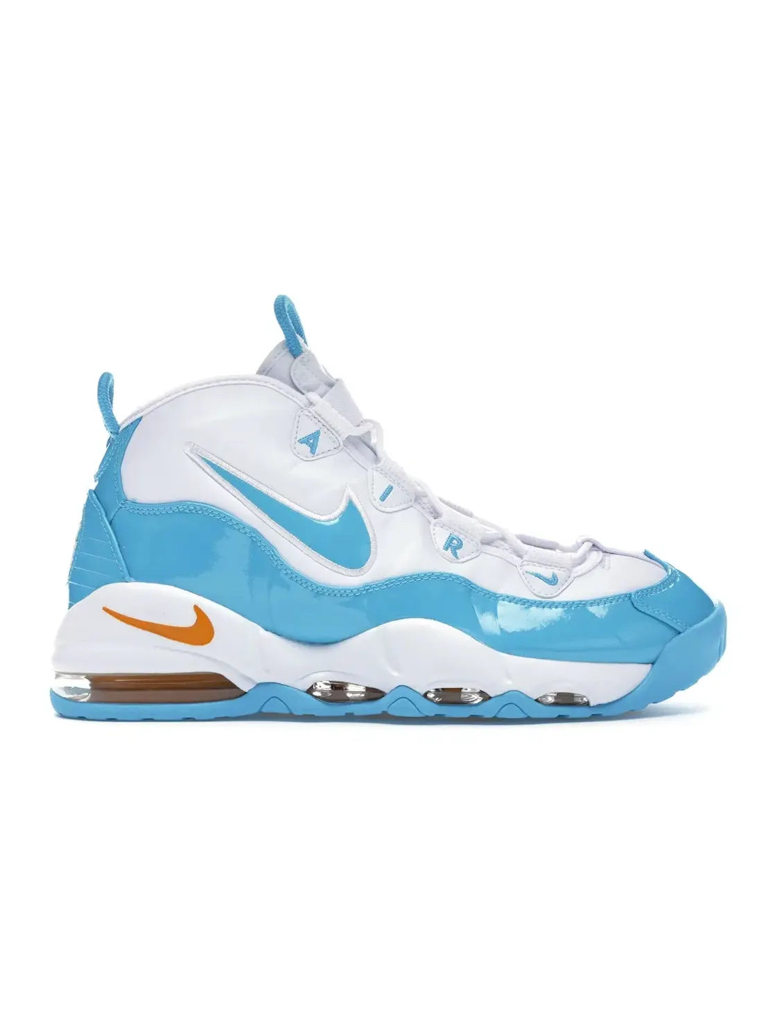 Мужские кроссовки с технологией Air Max Nike Air Max Uptempo 95 — изображение 1 из 4, белый/синий-золотистый