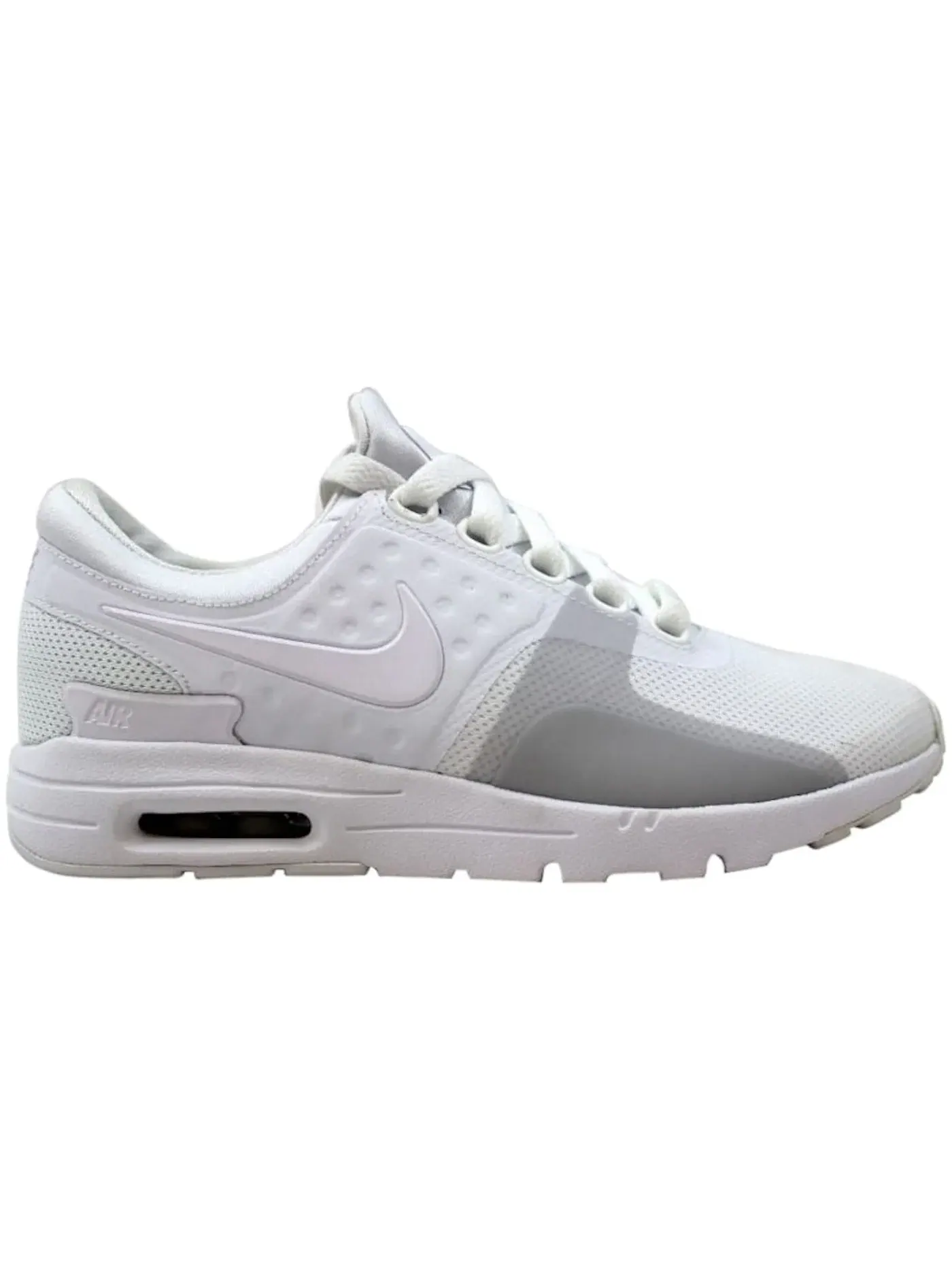 Женские кроссовки с амортизацией Nike Air Max Zero Nike — изображение 1 из 1, белый/белый-платиновый
