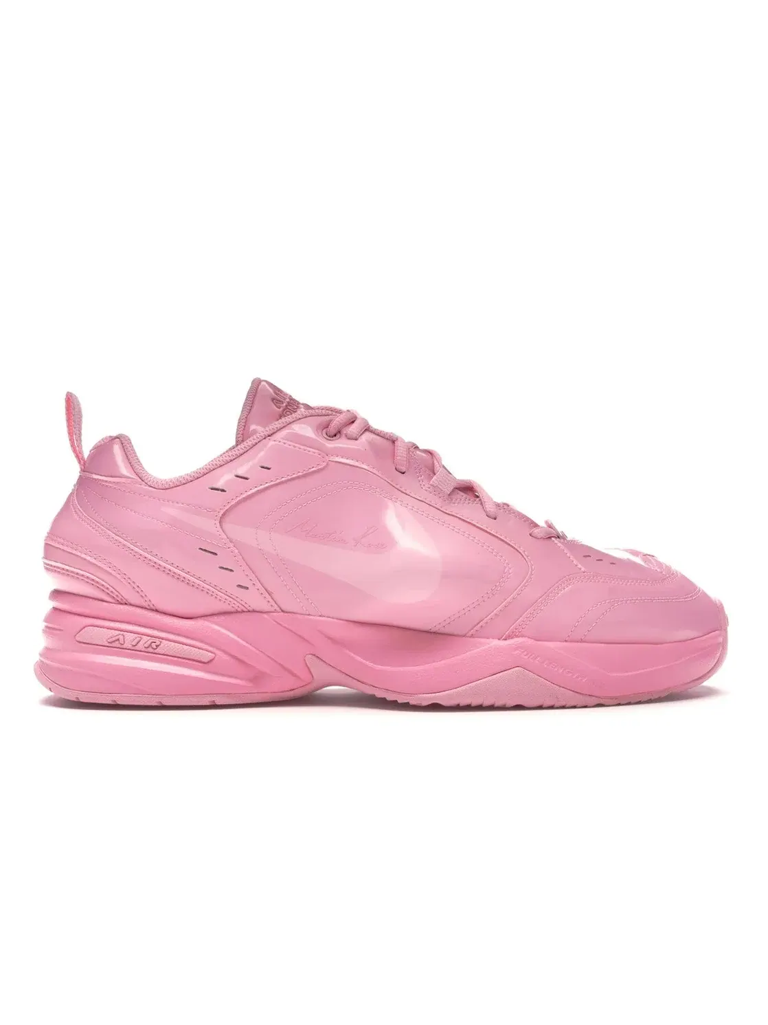 Мужские кроссовки премиальные Nike Air Monarch IV Martine Rose Pink — изображение 1 из 4, розовый/черный