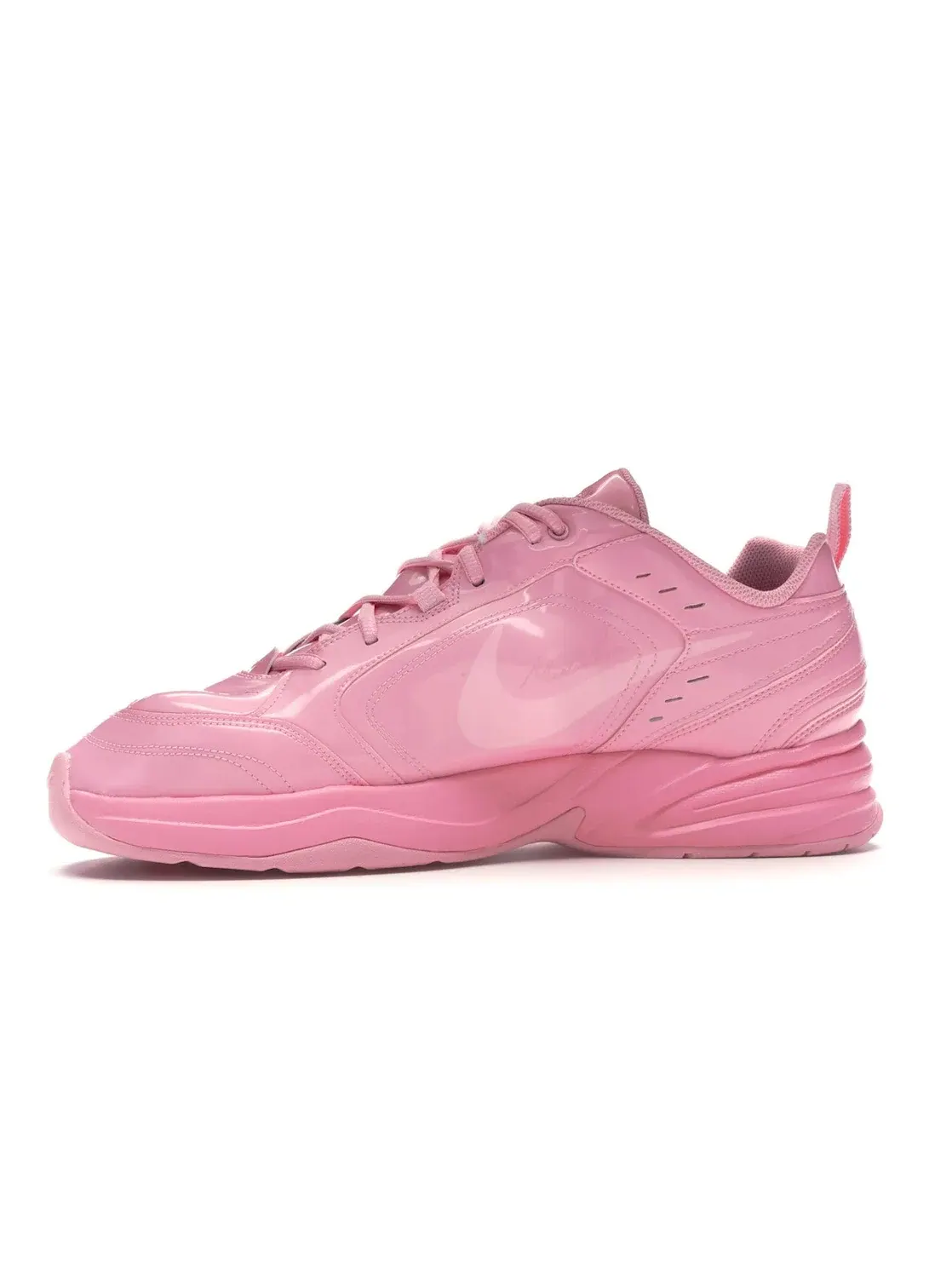 Мужские кроссовки премиальные Nike Air Monarch IV Martine Rose Pink — изображение 3 из 4, розовый/черный