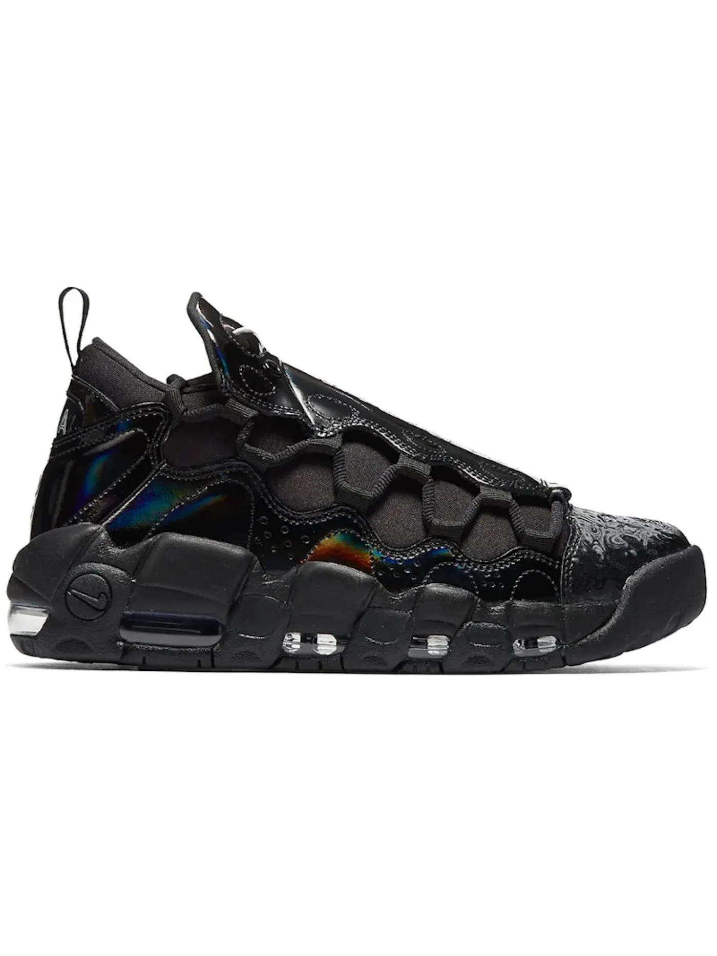 Женские кроссовки Lifestyle Nike Air More Money — изображение 1 из 1, черный/черный-белый