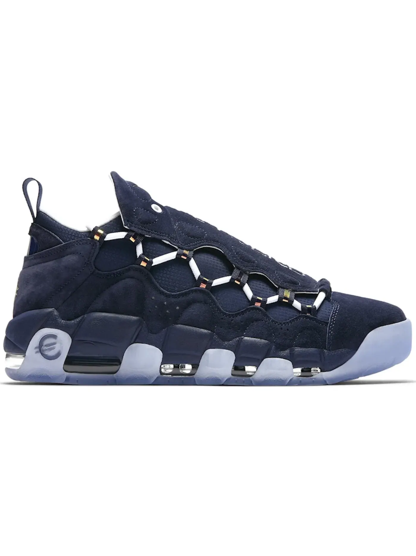 Мужские кроссовки Lifestyle Nike Air More Money — изображение 1 из 1, темно-синий/белый