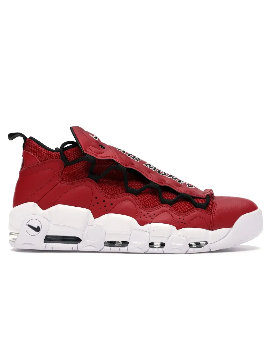Мужские кроссовки Lifestyle Nike Air More Money — изображение 1 из 4, красный/черный-белый