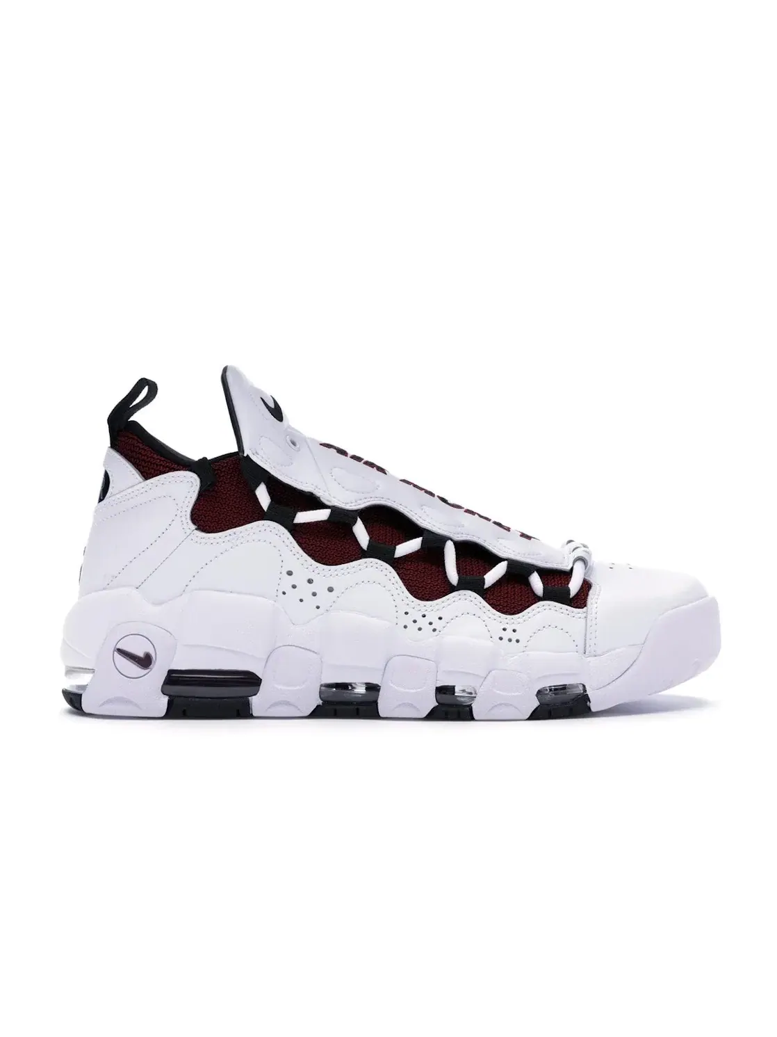 Мужские кроссовки с брендированием Nike Air More Money Nike — изображение 1 из 4, белый/черный-красный