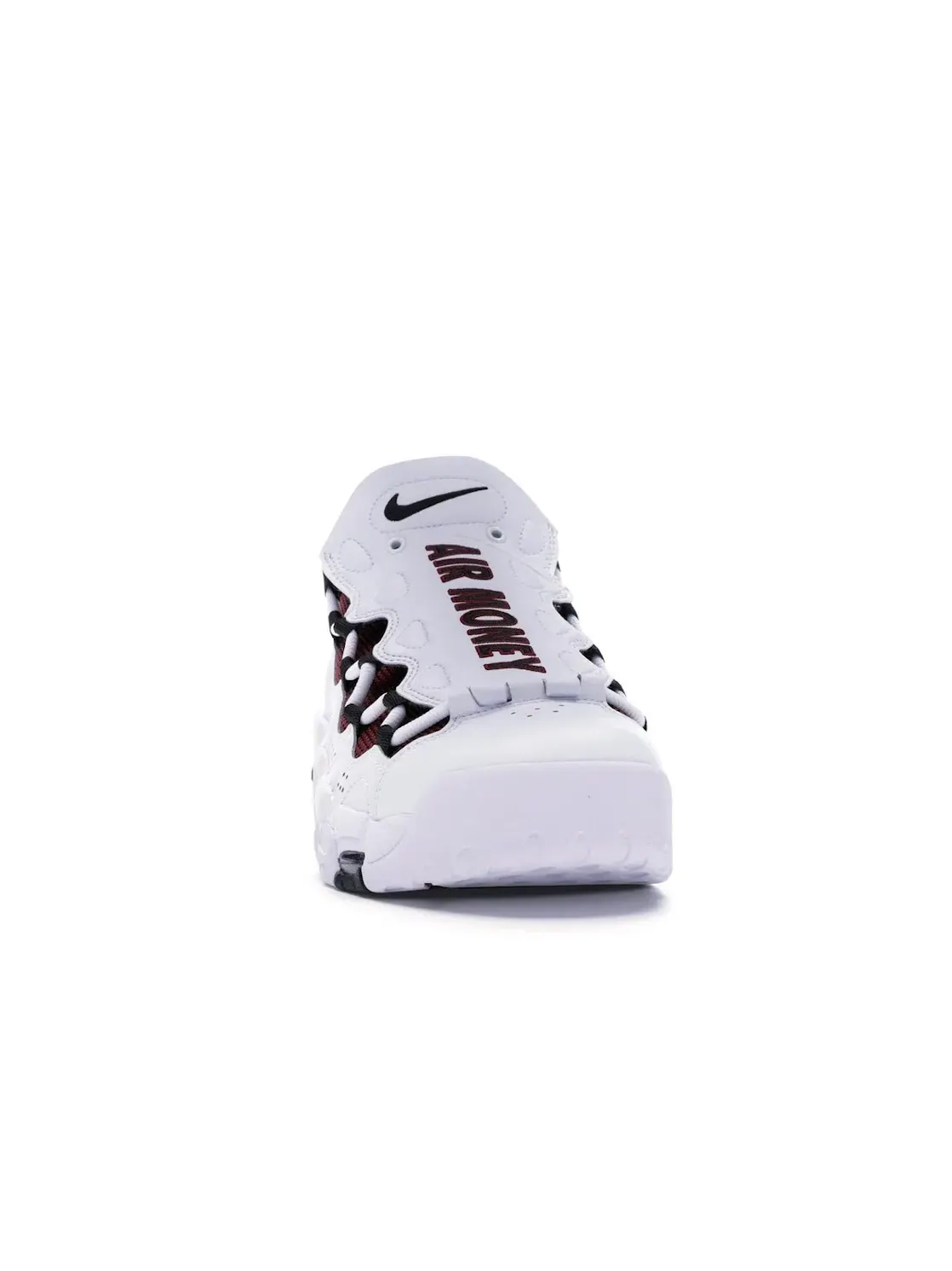 Мужские кроссовки с брендированием Nike Air More Money Nike — изображение 2 из 4, белый/черный-красный