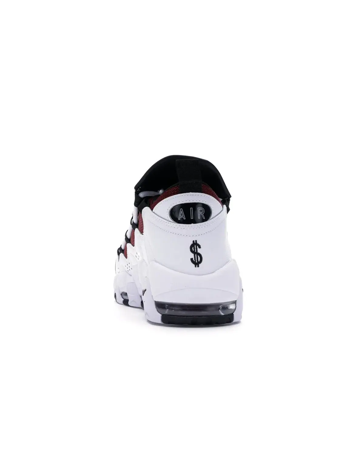 Мужские кроссовки с брендированием Nike Air More Money Nike — изображение 4 из 4, белый/черный-красный
