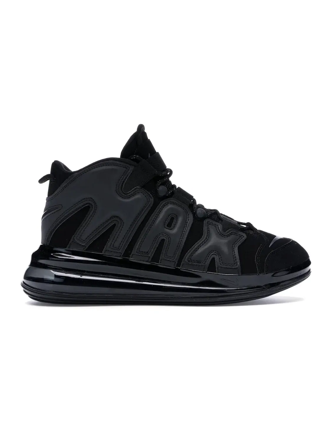 Мужские кроссовки Lifestyle Nike Air More Uptempo 720 Nike — изображение 1 из 4, черный/черный-черный
