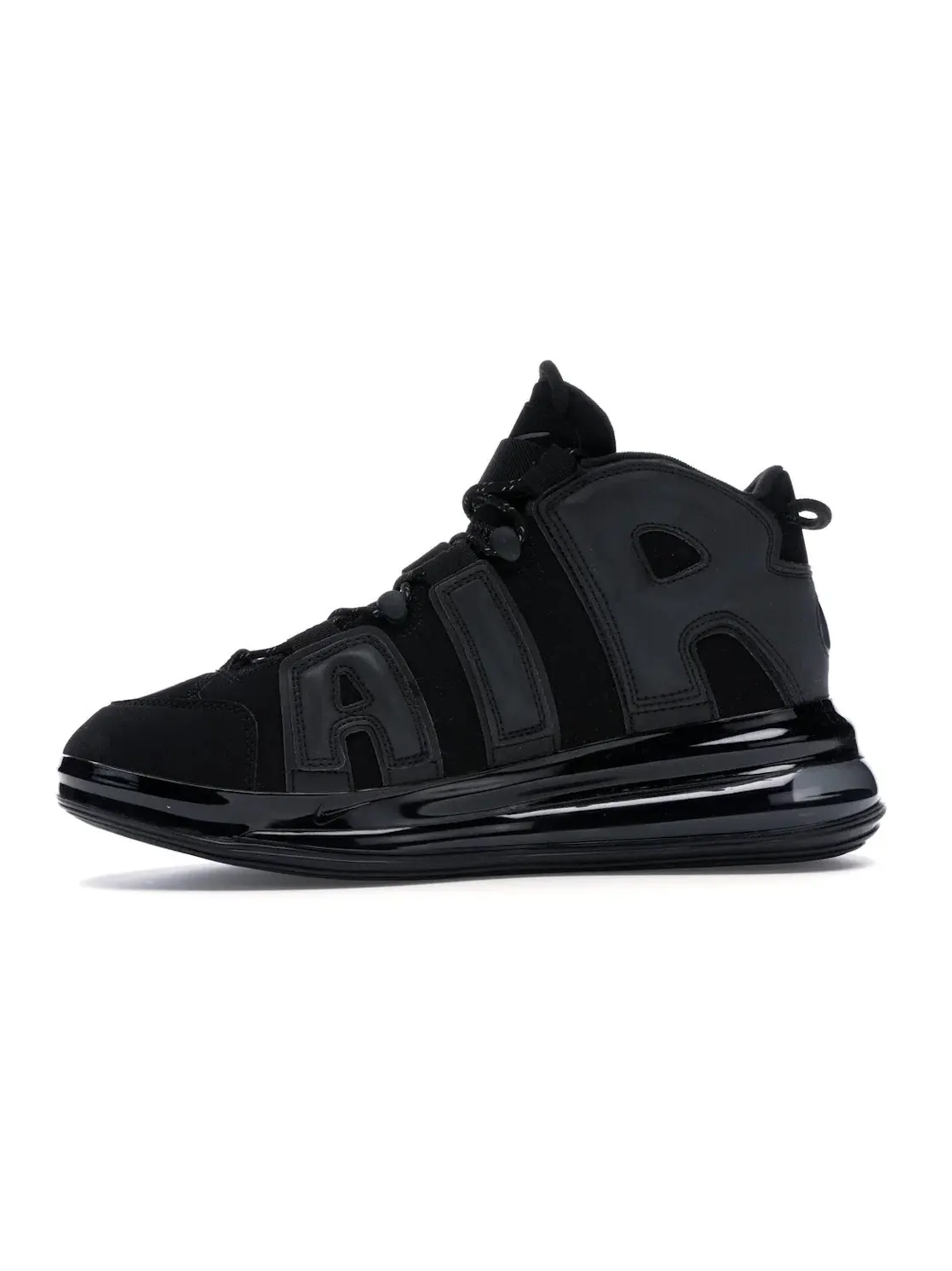 Мужские кроссовки Lifestyle Nike Air More Uptempo 720 Nike — изображение 3 из 4, черный/черный-черный