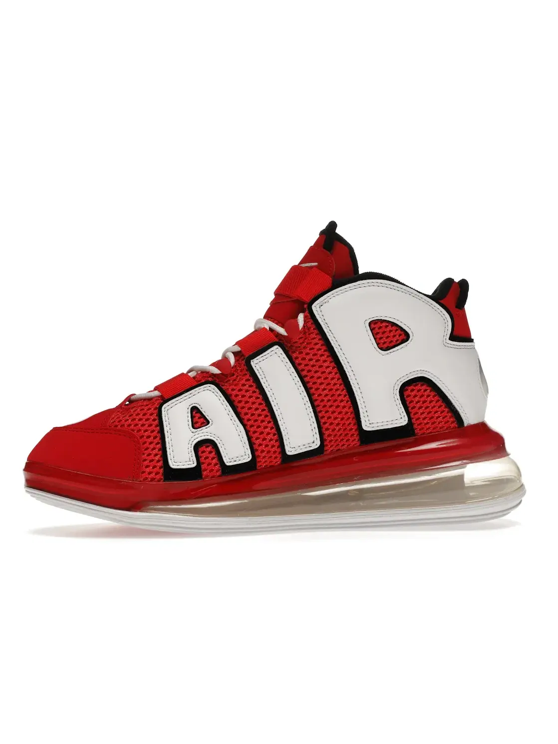 Мужские кроссовки Lifestyle Nike Air More Uptempo 720 — изображение 3 из 4, красный/белый-черный