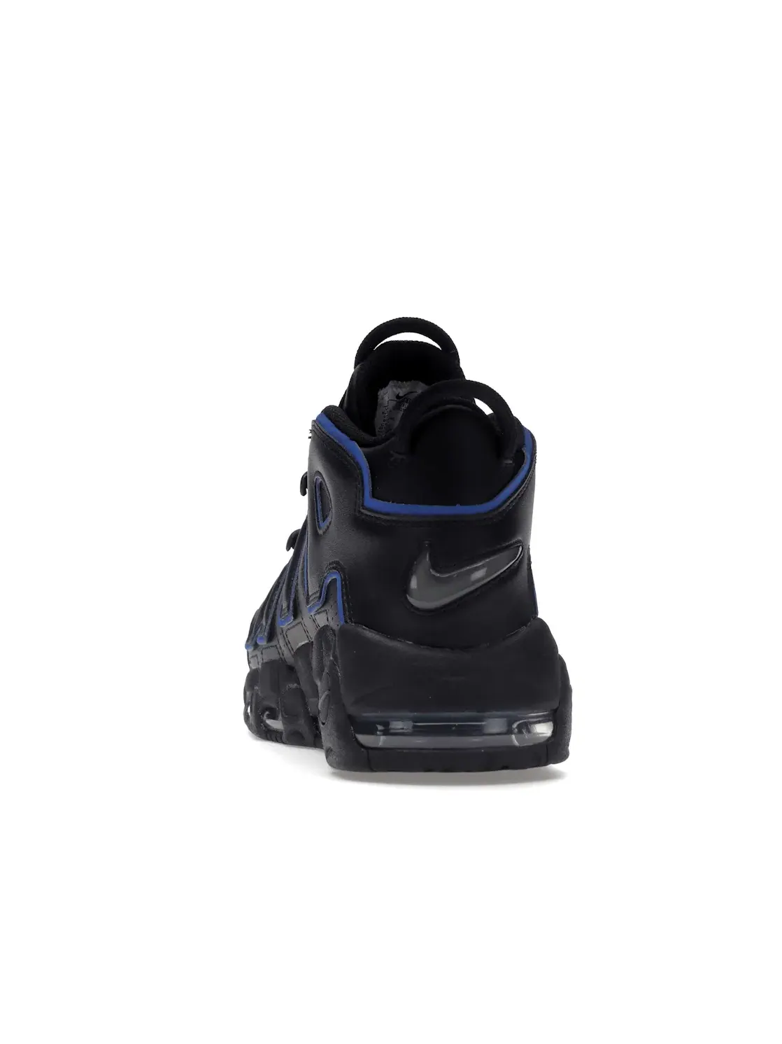 Мужские кроссовки высокий из натуральной кожи Nike Air More Uptempo 96 — изображение 4 из 4, черный//серый
