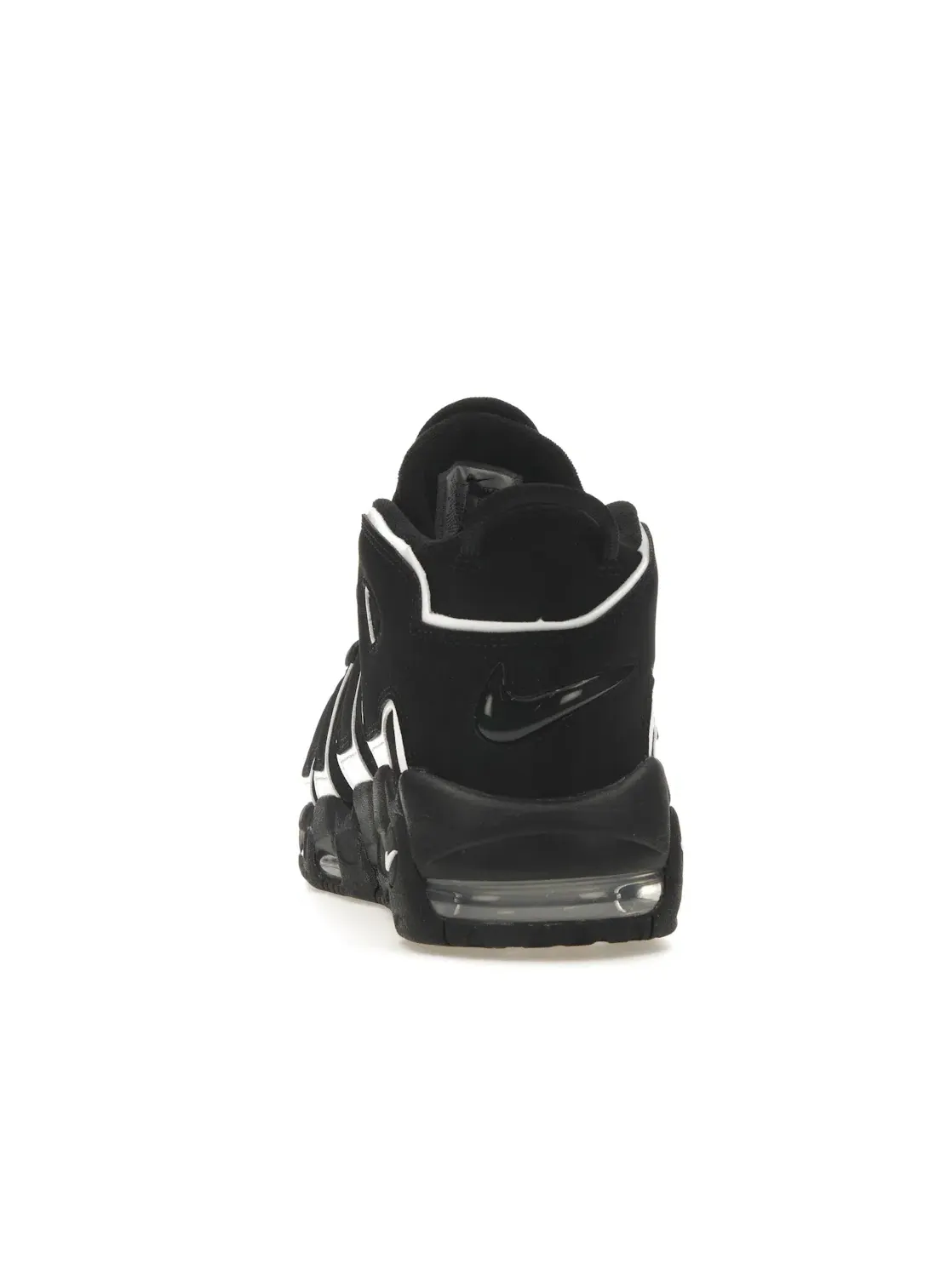 Мужские кроссовки с замшевым верхом Nike Air More Uptempo 96 — изображение 4 из 4, черный/черный/белый