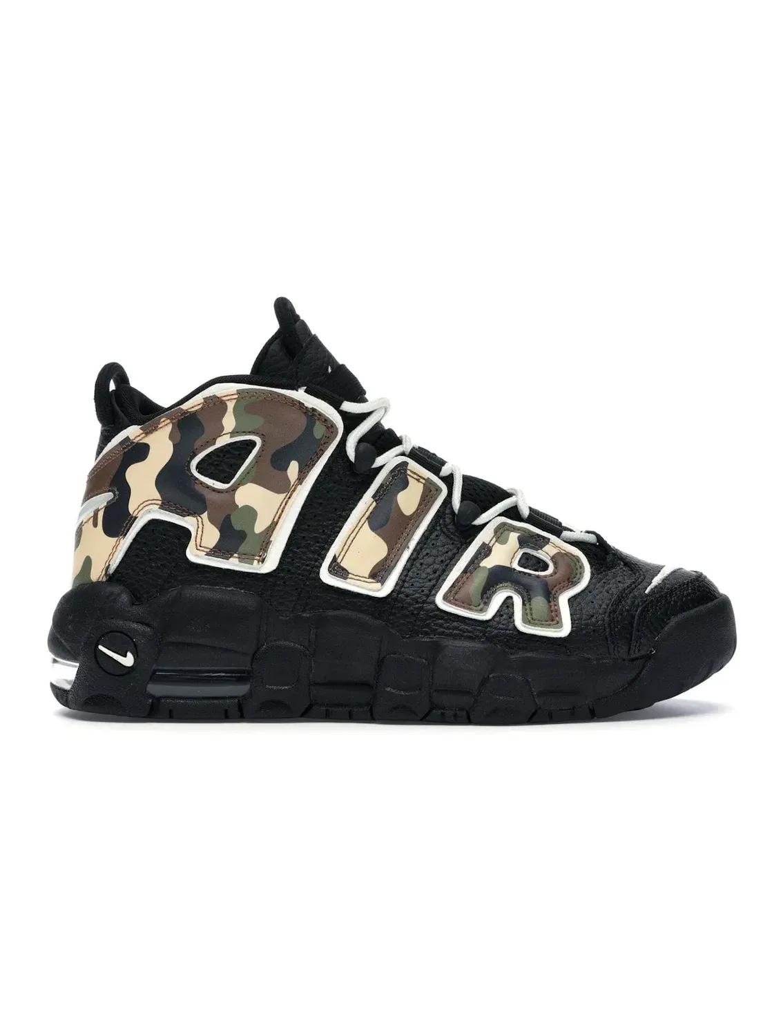 Детские кроссовки Lifestyle с камуфляжным принтом Nike Air More Uptempo 96 Nike — изображение 1 из 4