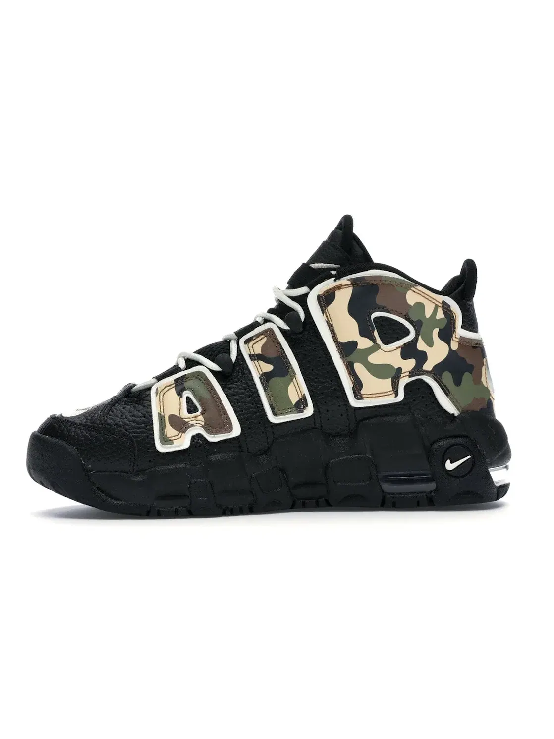 Детские кроссовки Lifestyle с камуфляжным принтом Nike Air More Uptempo 96 Nike — изображение 3 из 4