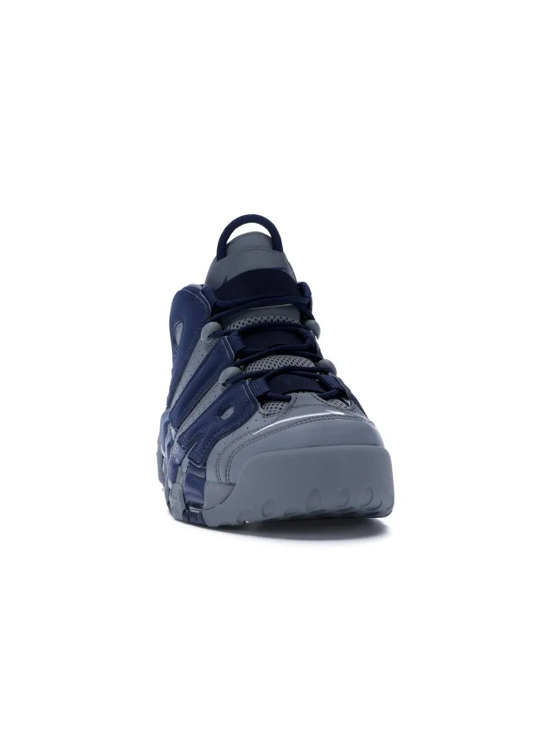 Мужские кроссовки с полноразмерной амортизацией Air Nike Air More Uptempo Nike — изображение 2 из 4, серый/белый-темно-синий