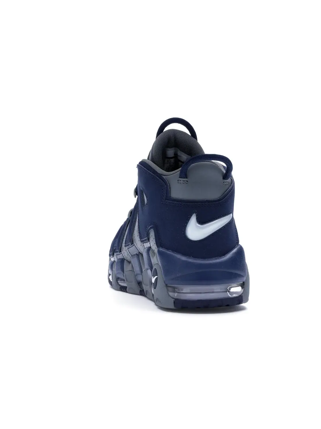 Мужские кроссовки с полноразмерной амортизацией Air Nike Air More Uptempo Nike — изображение 4 из 4, серый/белый-темно-синий