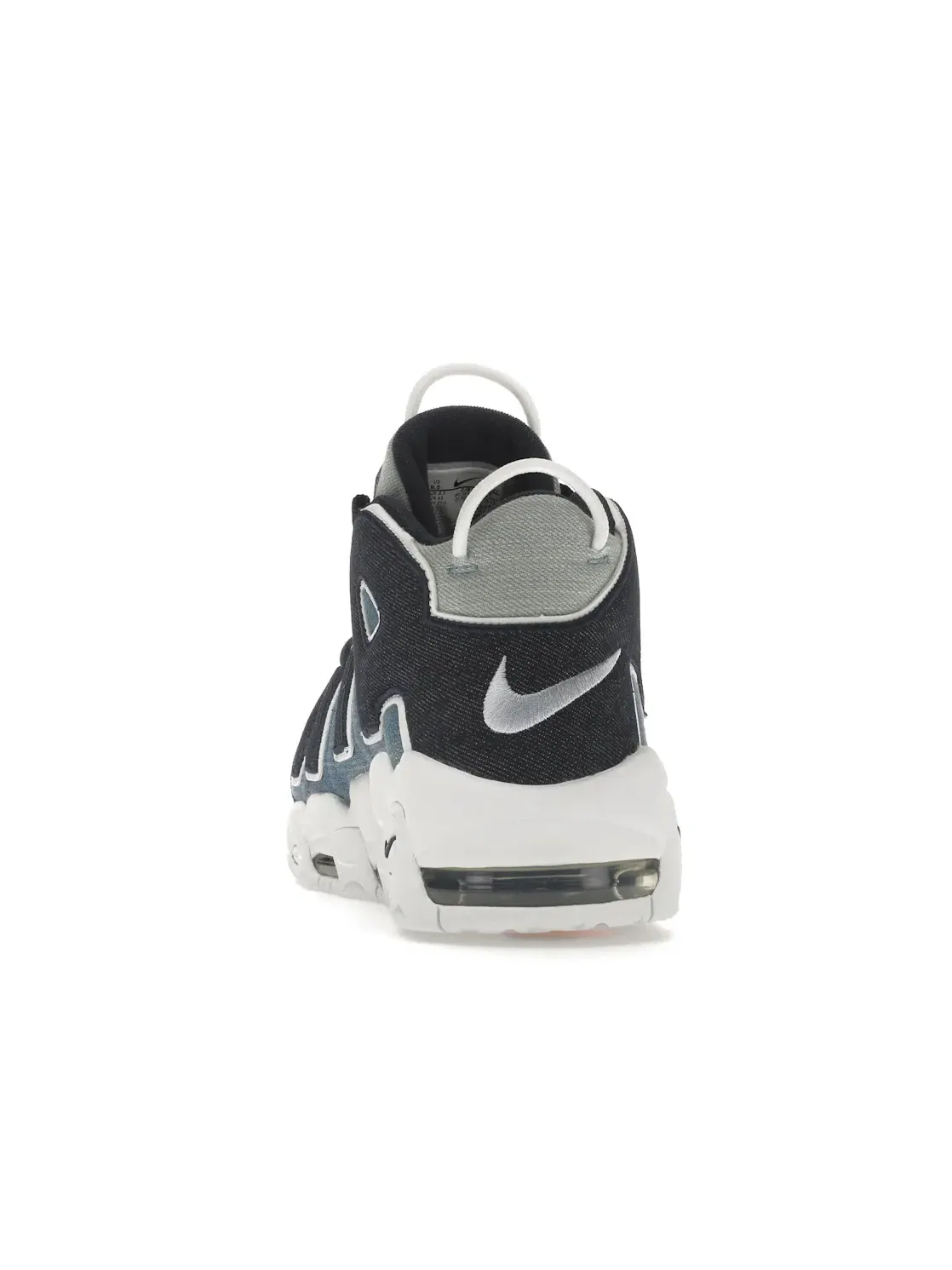 Мужские кроссовки с джинсовым верхом Nike Air More Uptempo 96 Denim Nike — изображение 4 из 4, белый/-оранжевый
