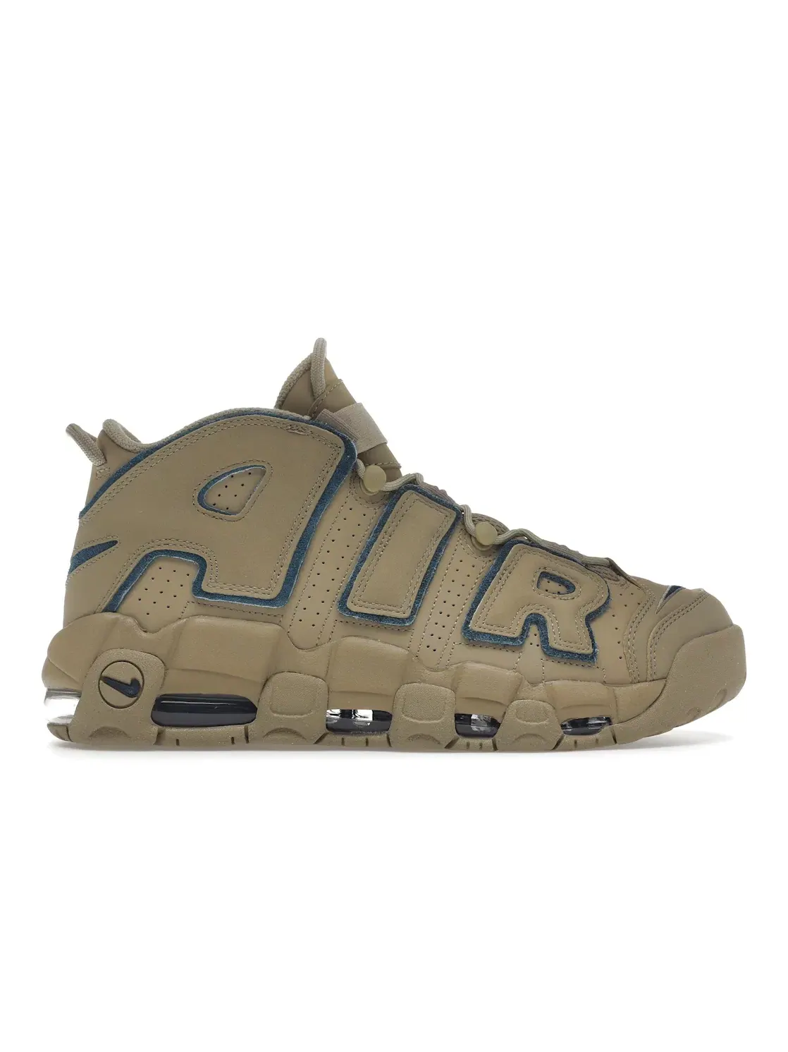 Мужские кроссовки с кроссовочным дизайном Nike Air More Uptempo 96 — изображение 1 из 4, синий