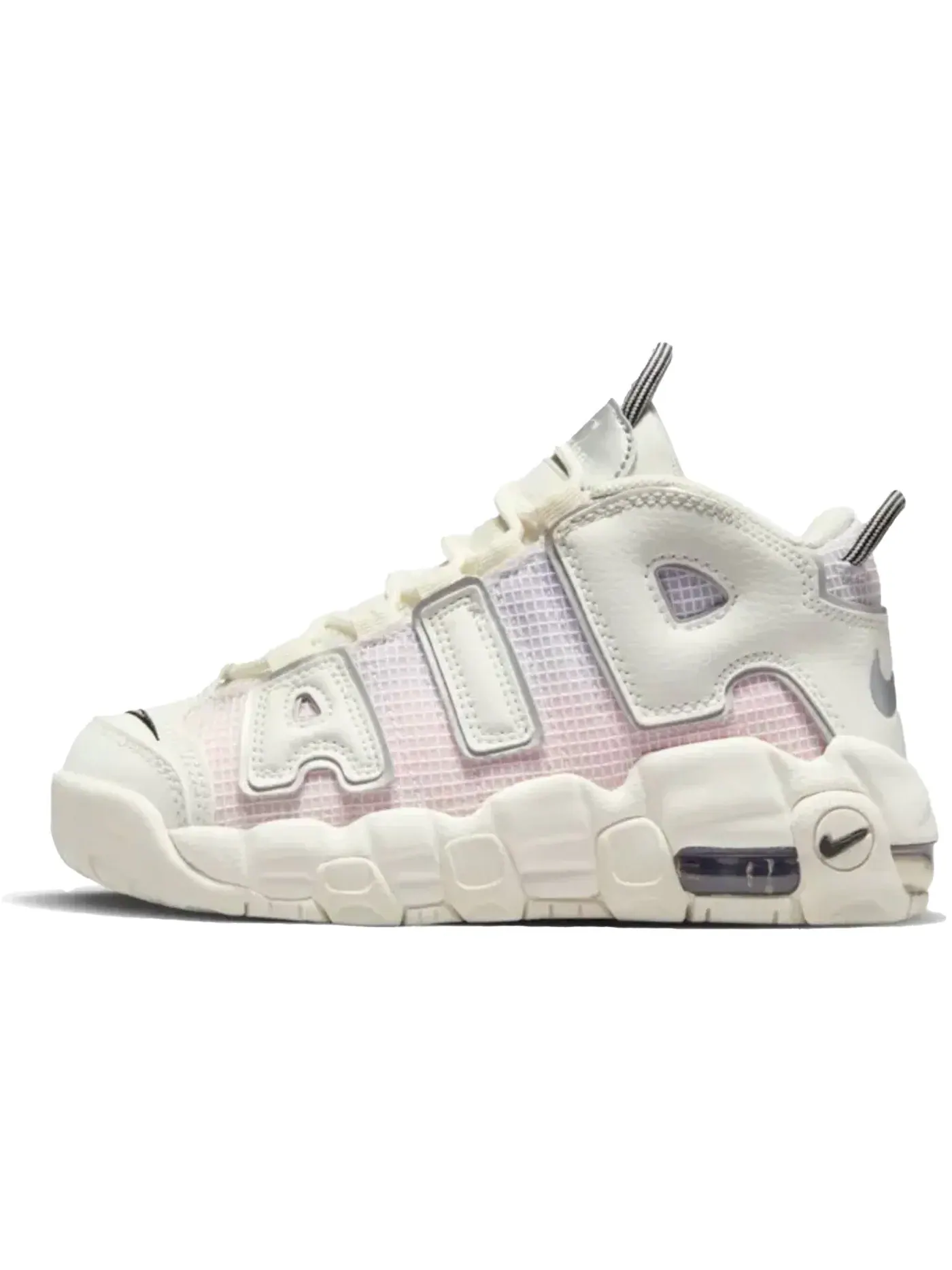 Детские кроссовки Lifestyle Nike Air More Uptempo 96 QS — изображение 1 из 1, светлый/розовый/черный